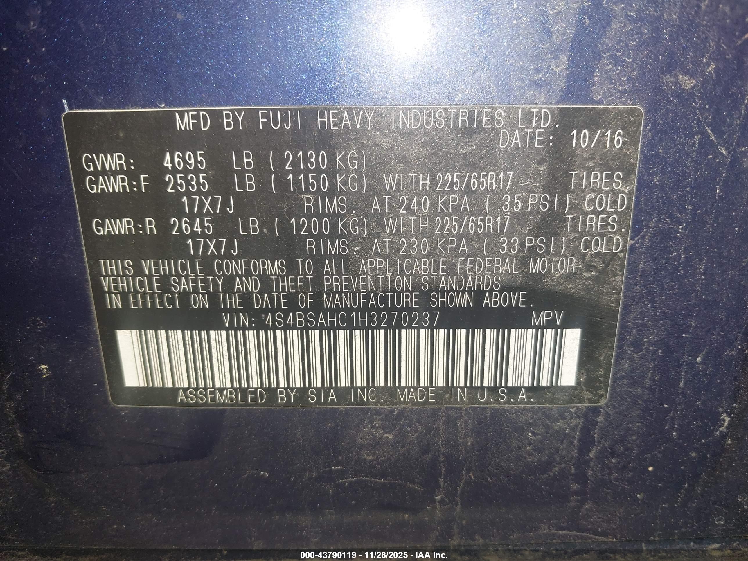 SUBARU OUTBACK image 9