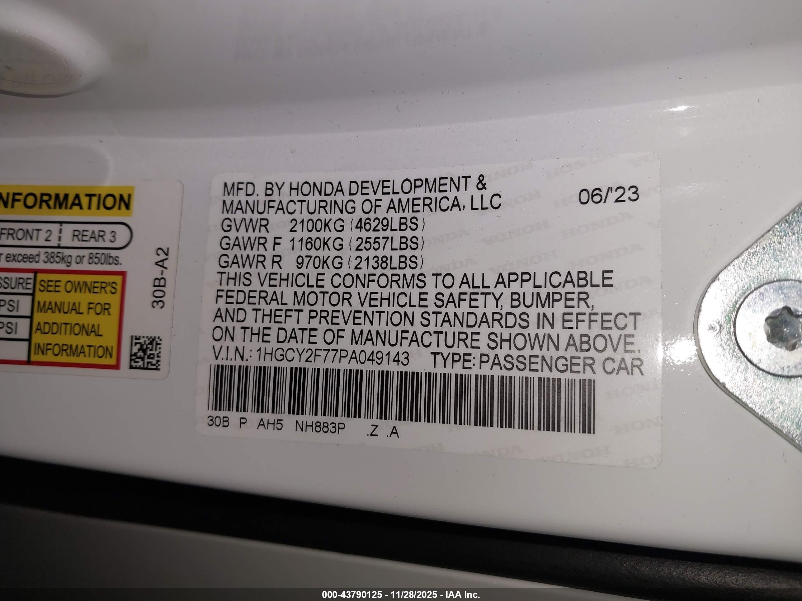 HONDA ACCORD image 9
