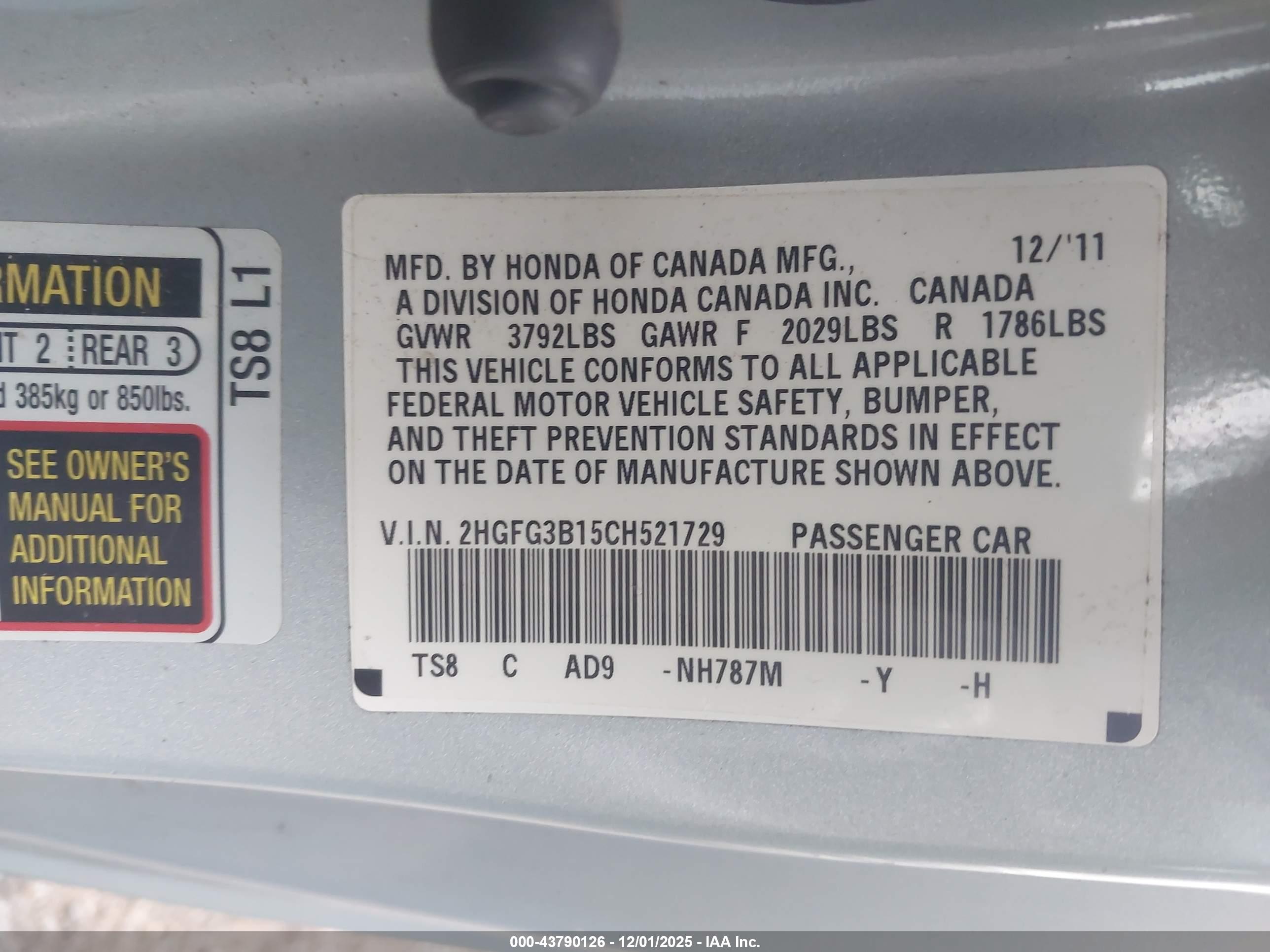 HONDA CIVIC image 9