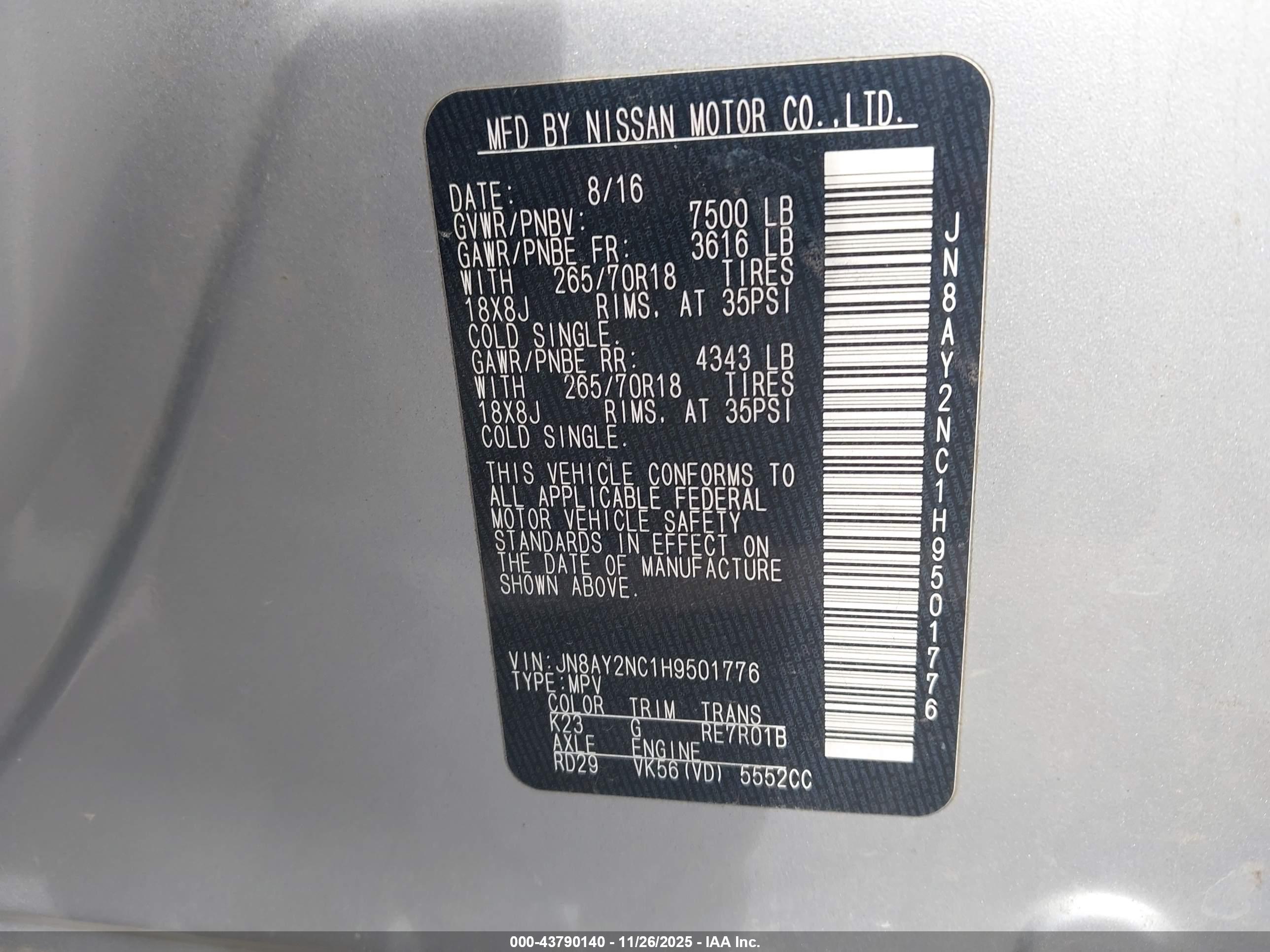 NISSAN ARMADA image 9