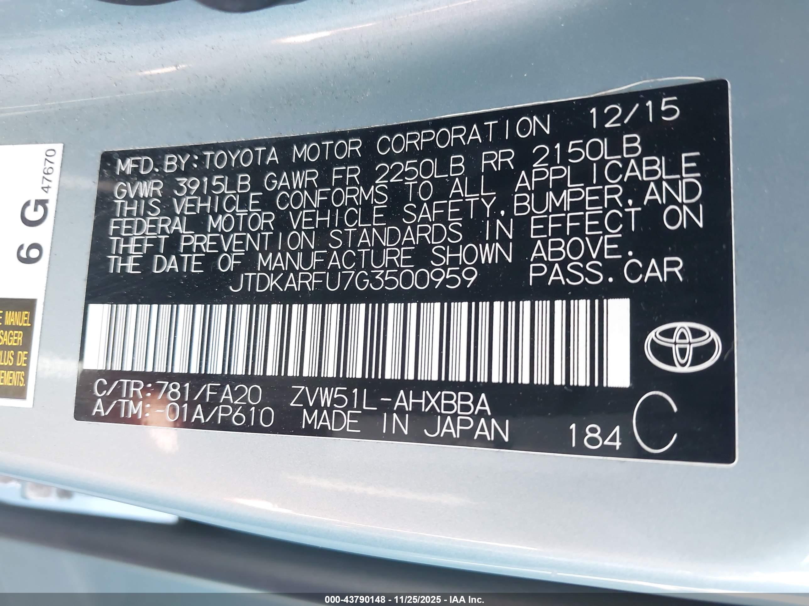 TOYOTA PRIUS image 9
