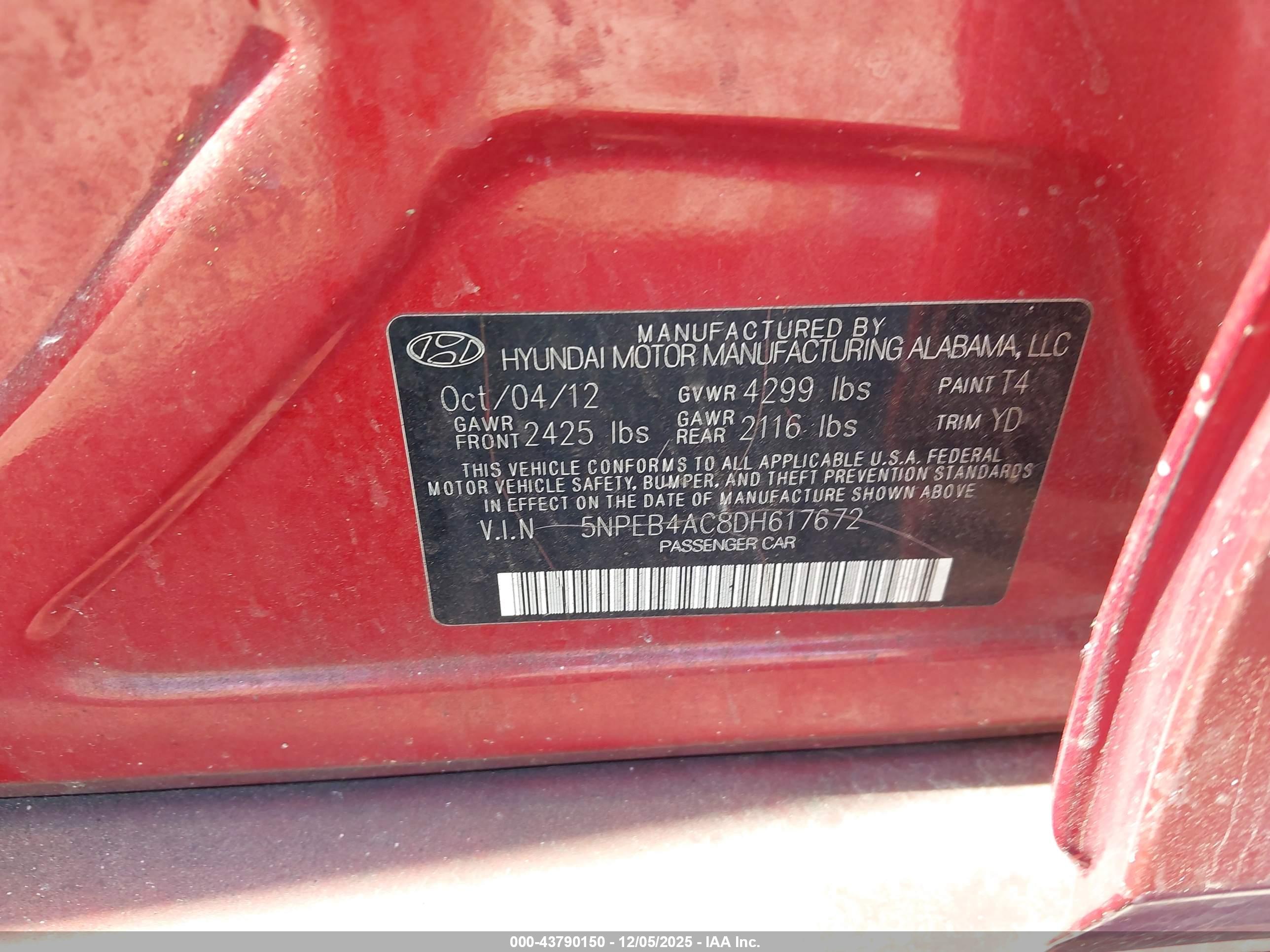 HYUNDAI SONATA image 9