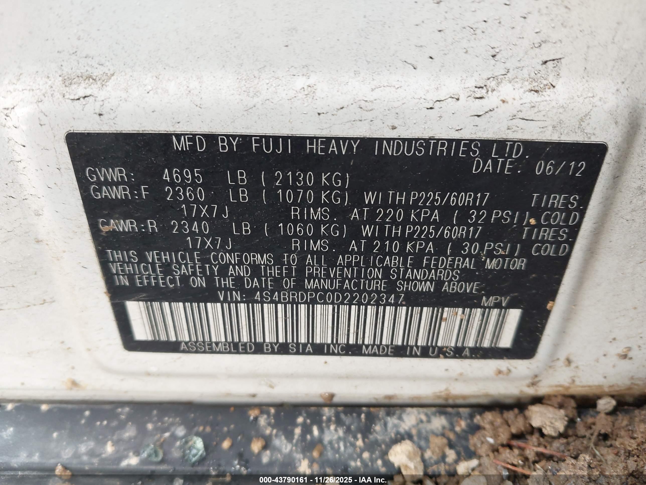 SUBARU OUTBACK image 9