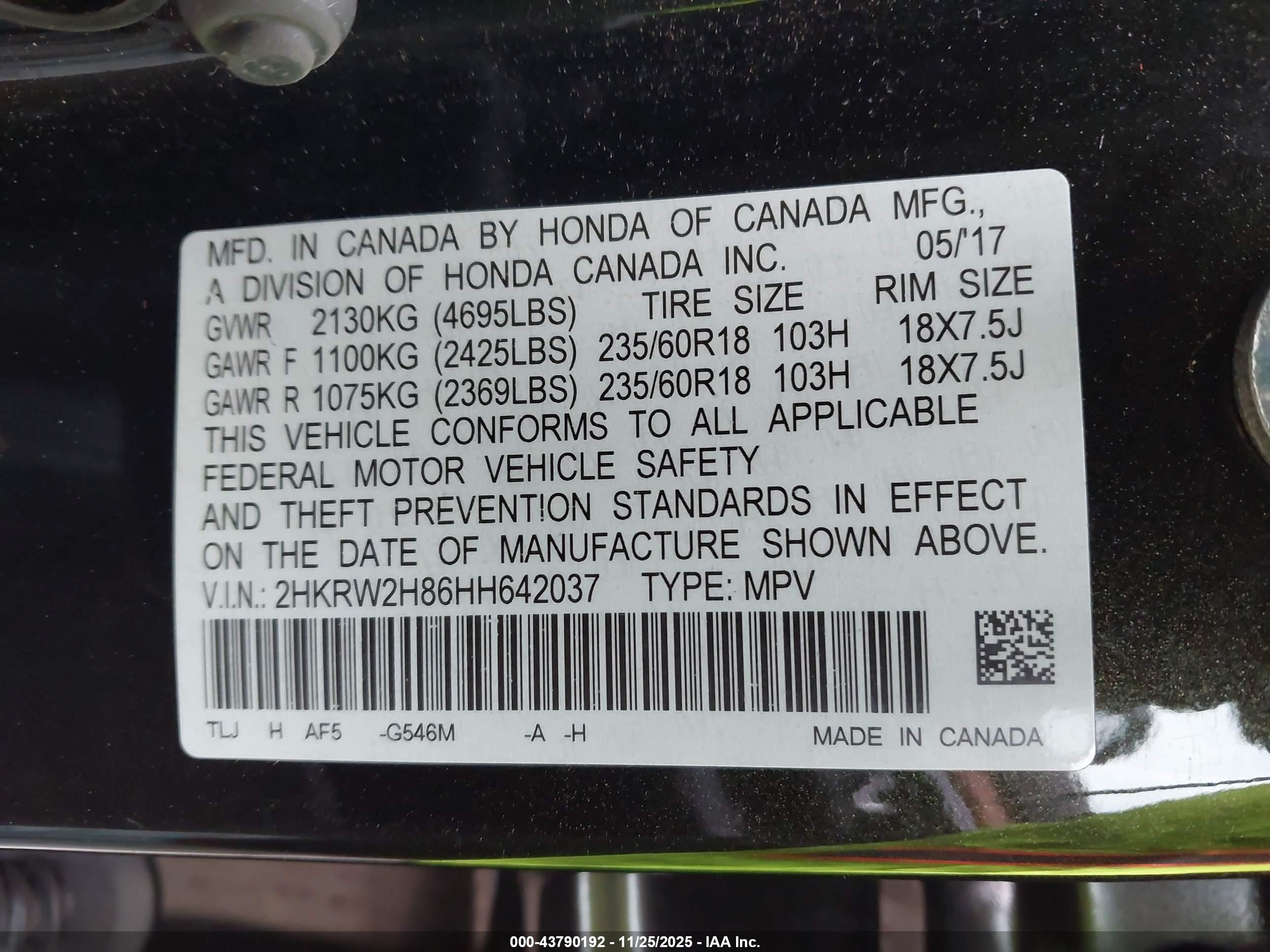 HONDA CR-V image 9