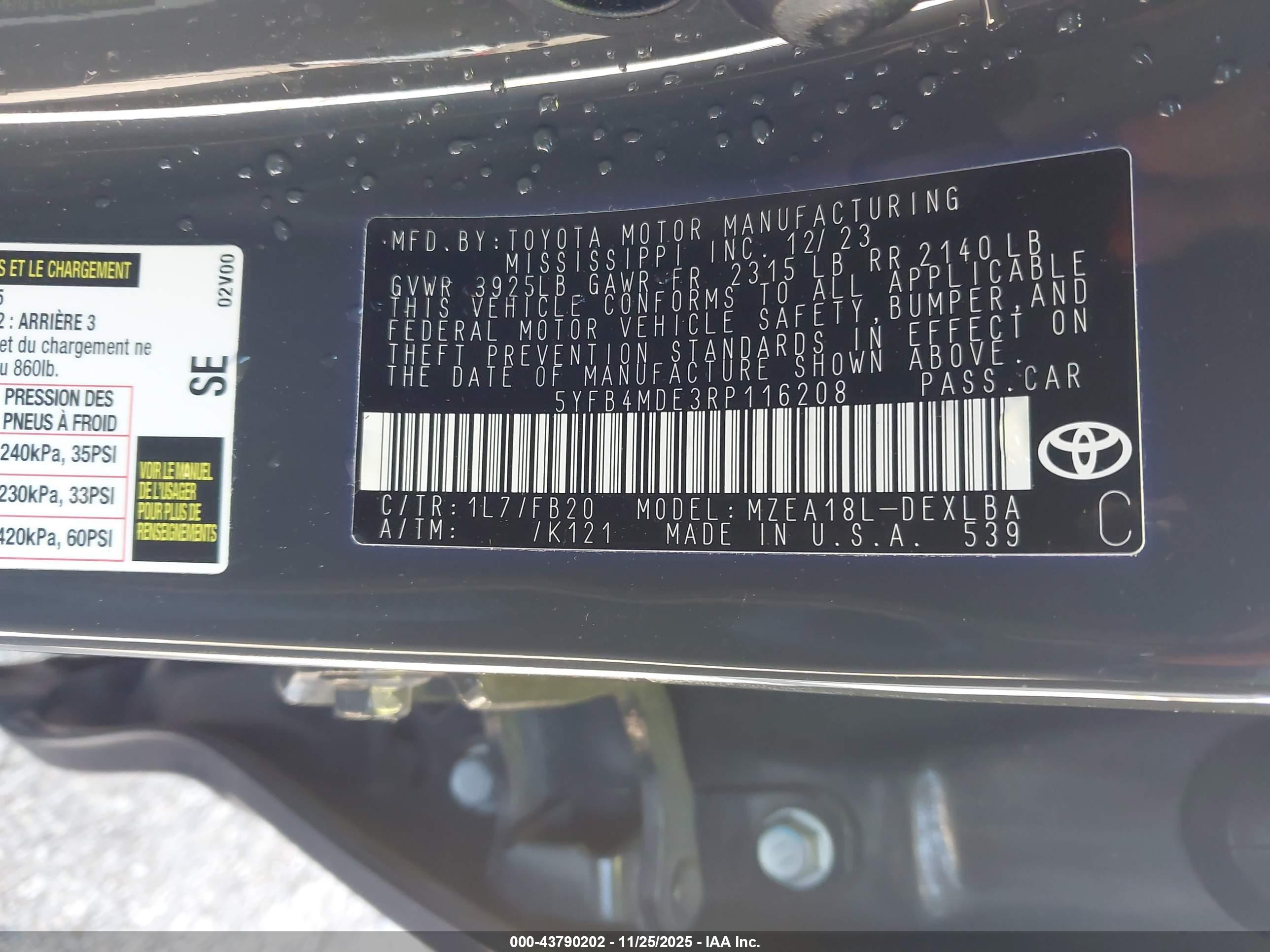 TOYOTA COROLLA image 9