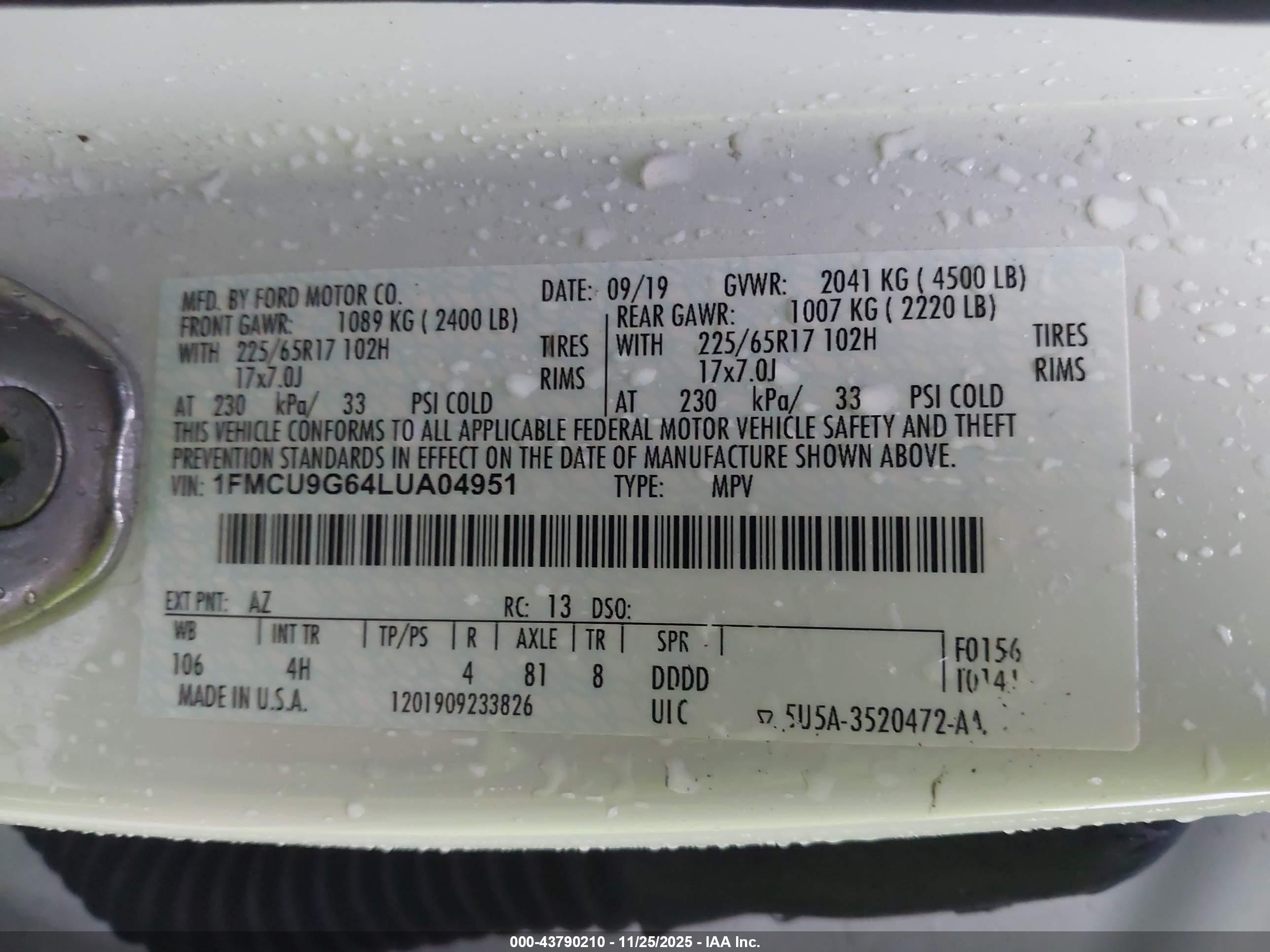 FORD ESCAPE image 9