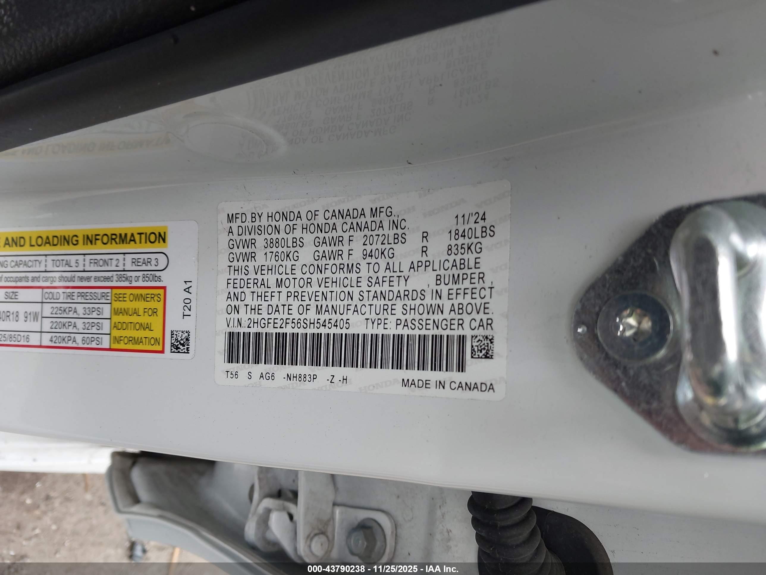 HONDA CIVIC image 9