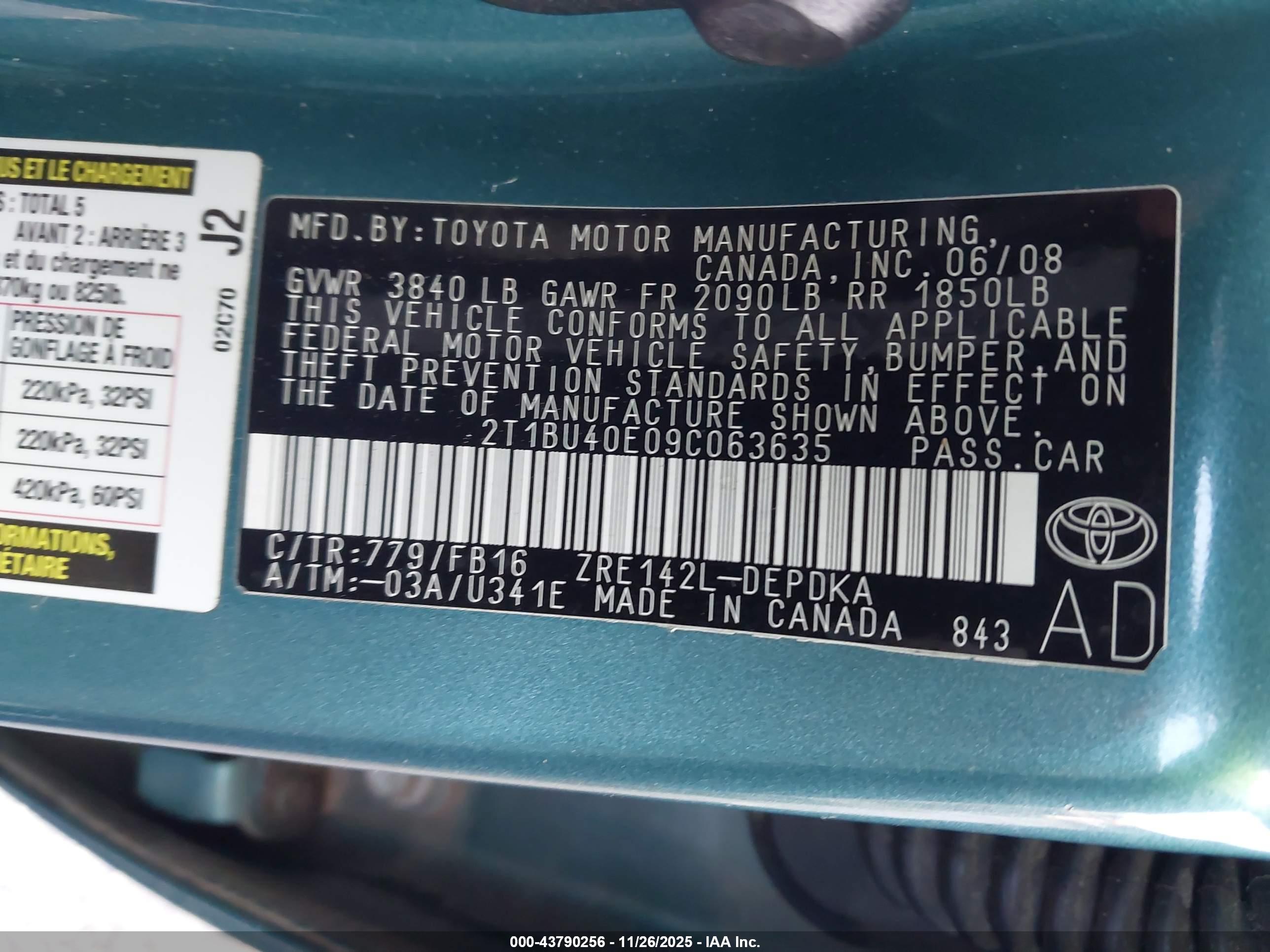 TOYOTA COROLLA image 9