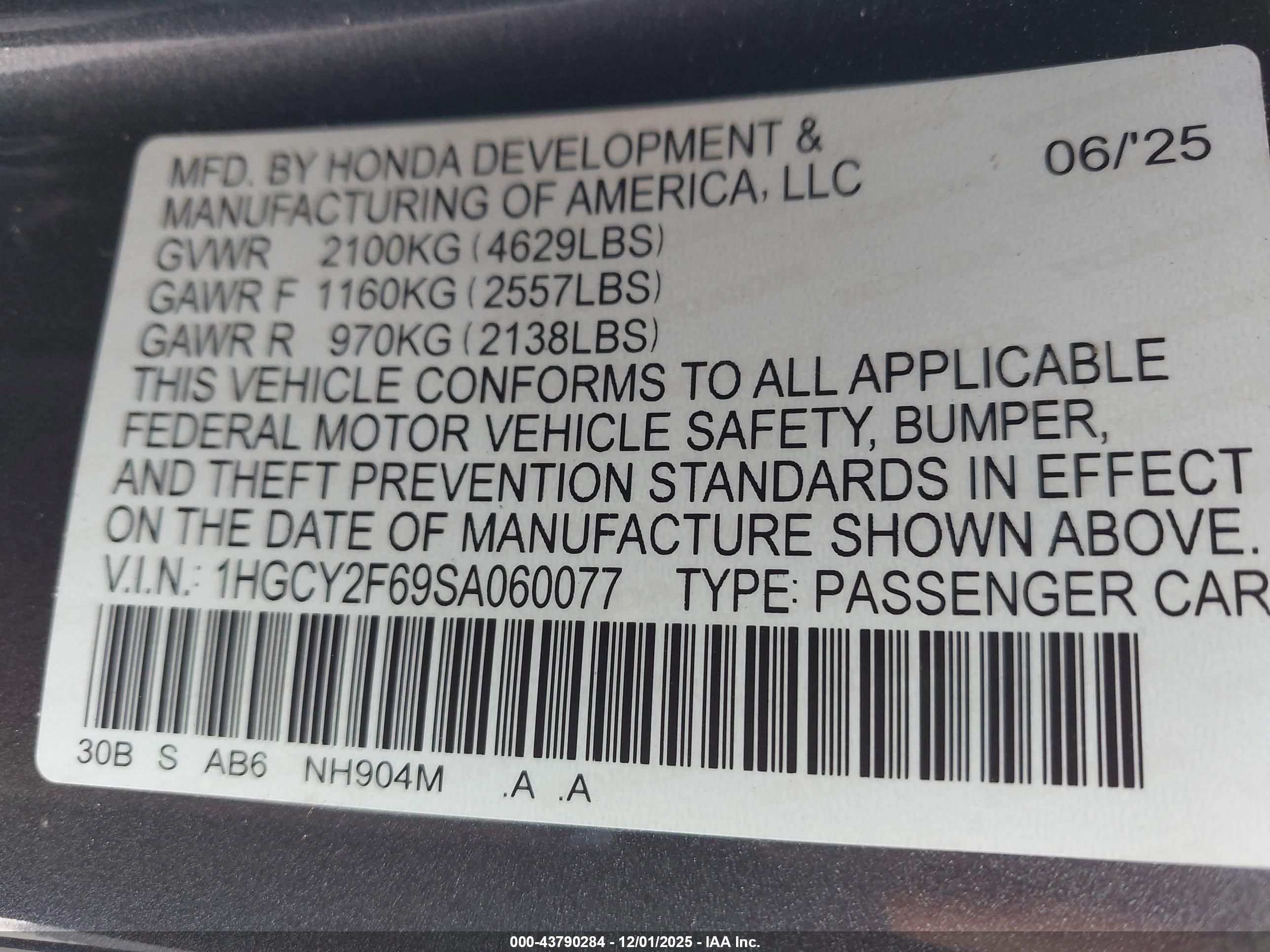 HONDA ACCORD image 9