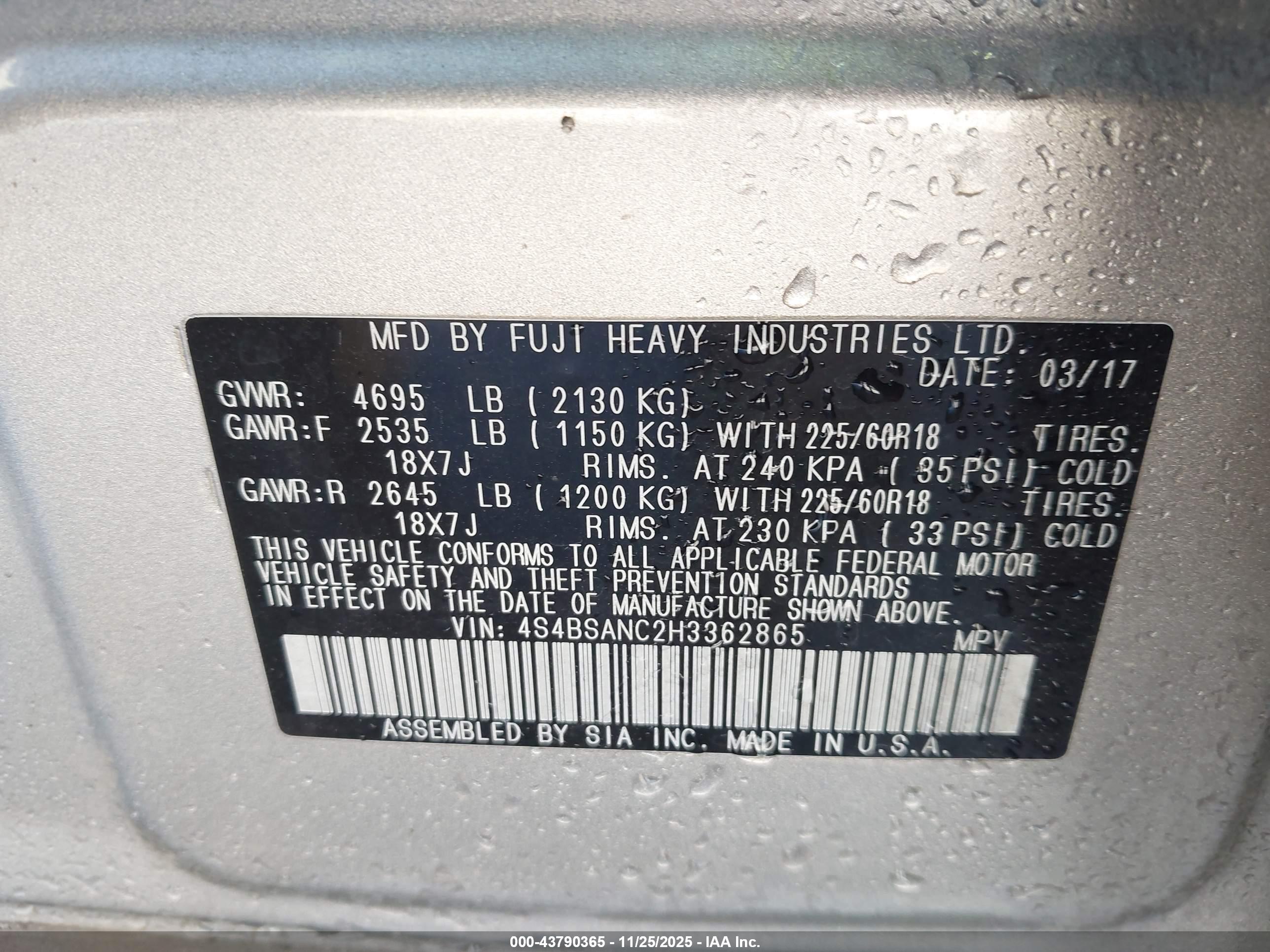 SUBARU OUTBACK image 9