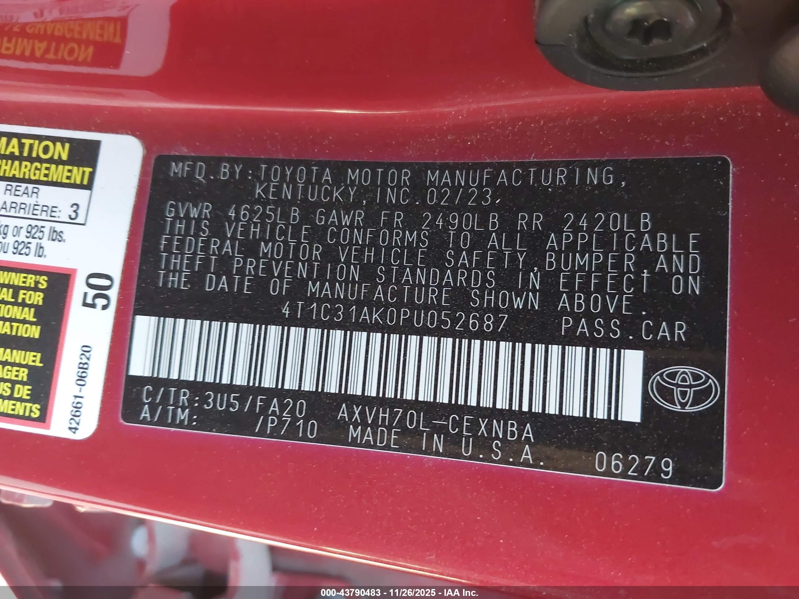 TOYOTA CAMRY image 9