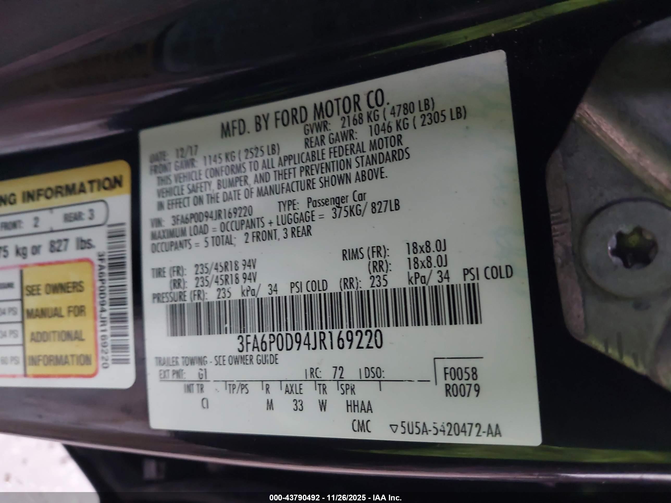 FORD FUSION image 9