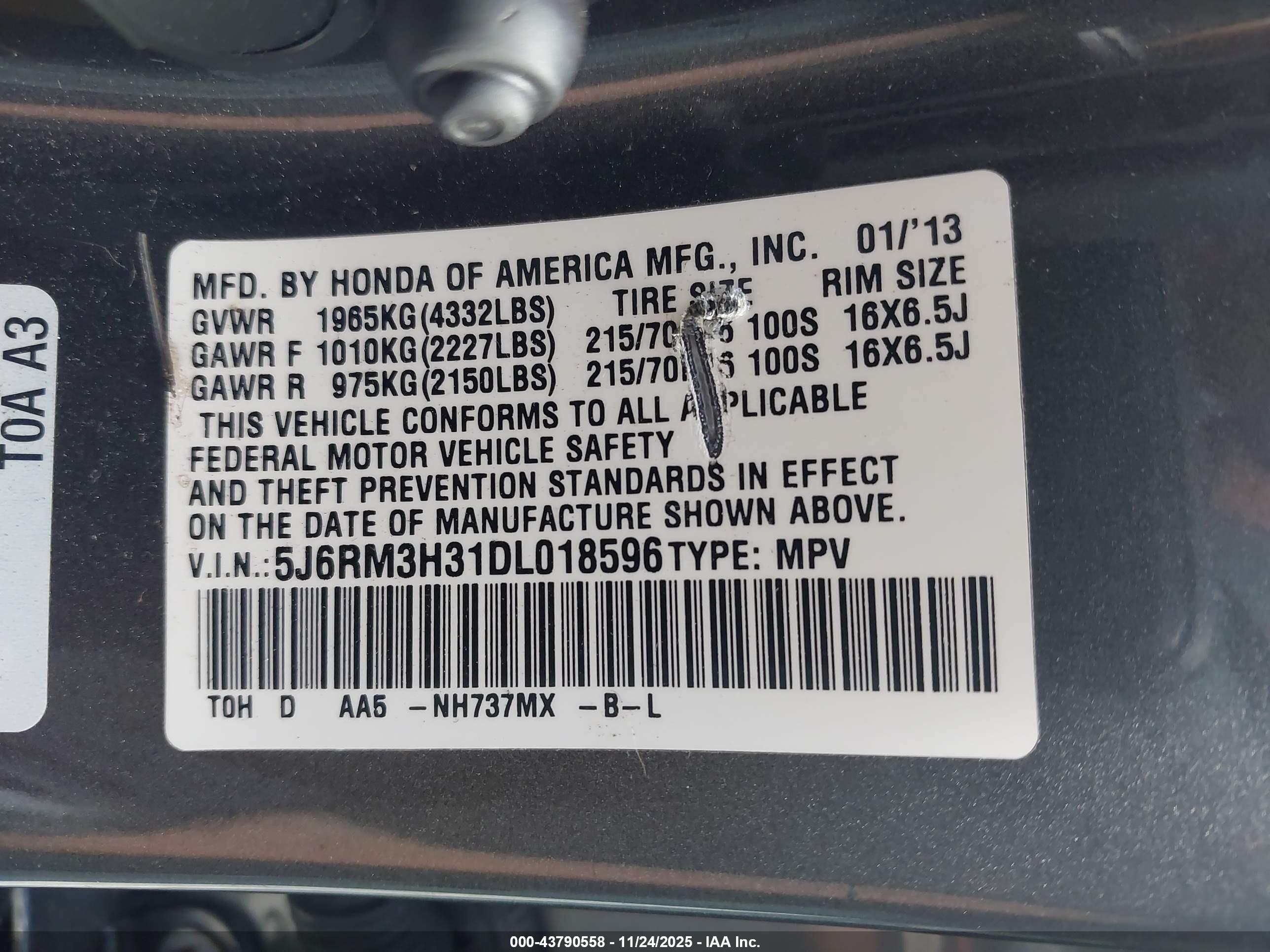 HONDA CR-V image 9