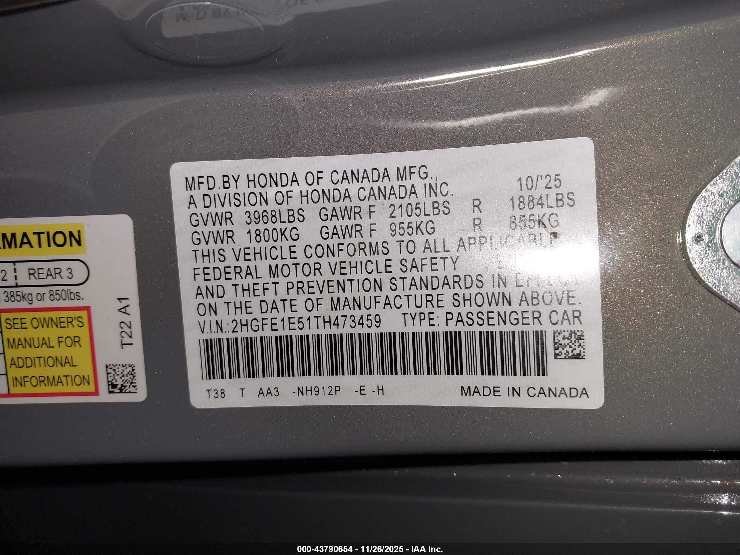 HONDA CIVIC image 9