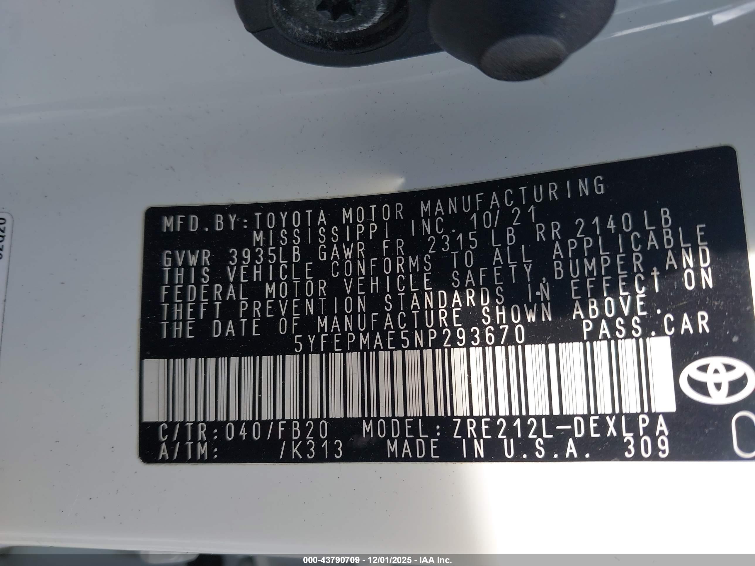TOYOTA COROLLA image 9