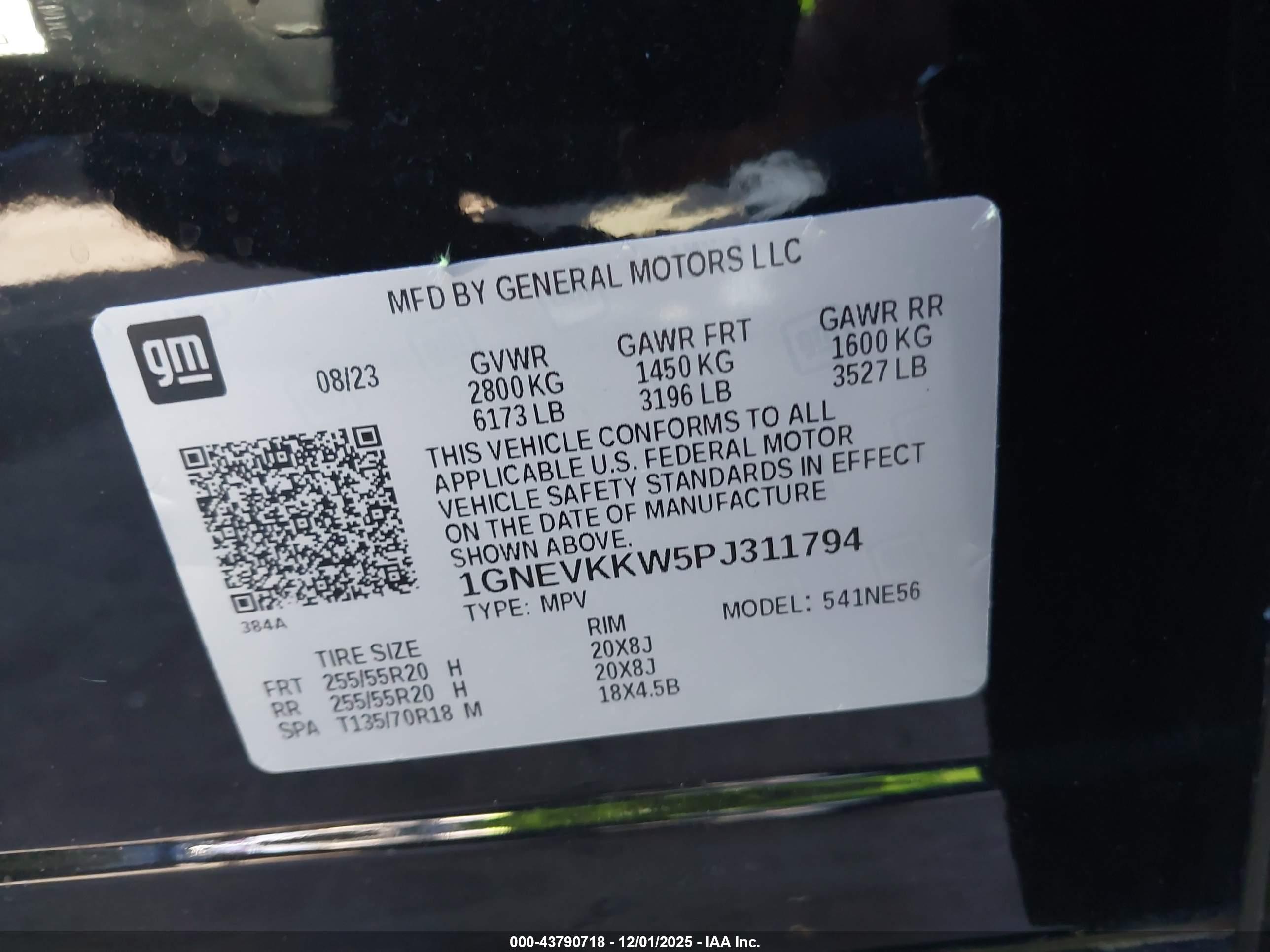 CHEVROLET TRAVERSE image 9