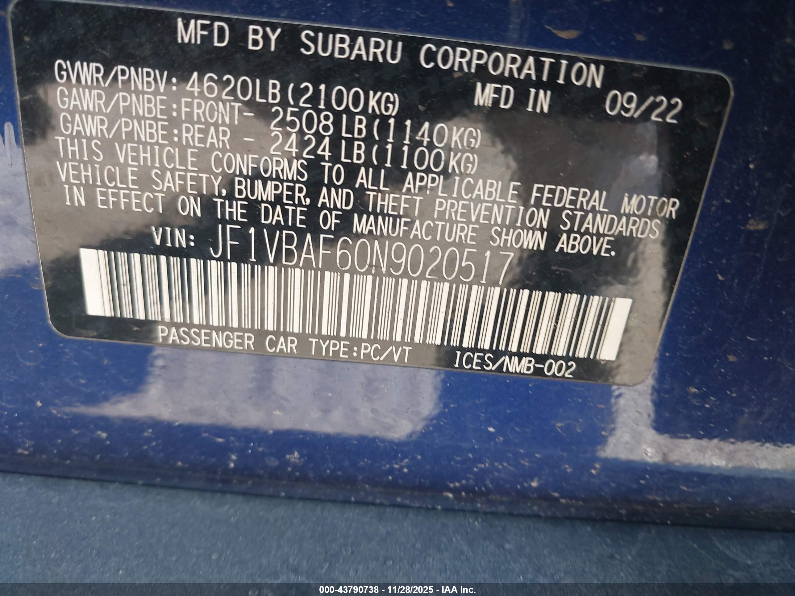 SUBARU WRX image 9