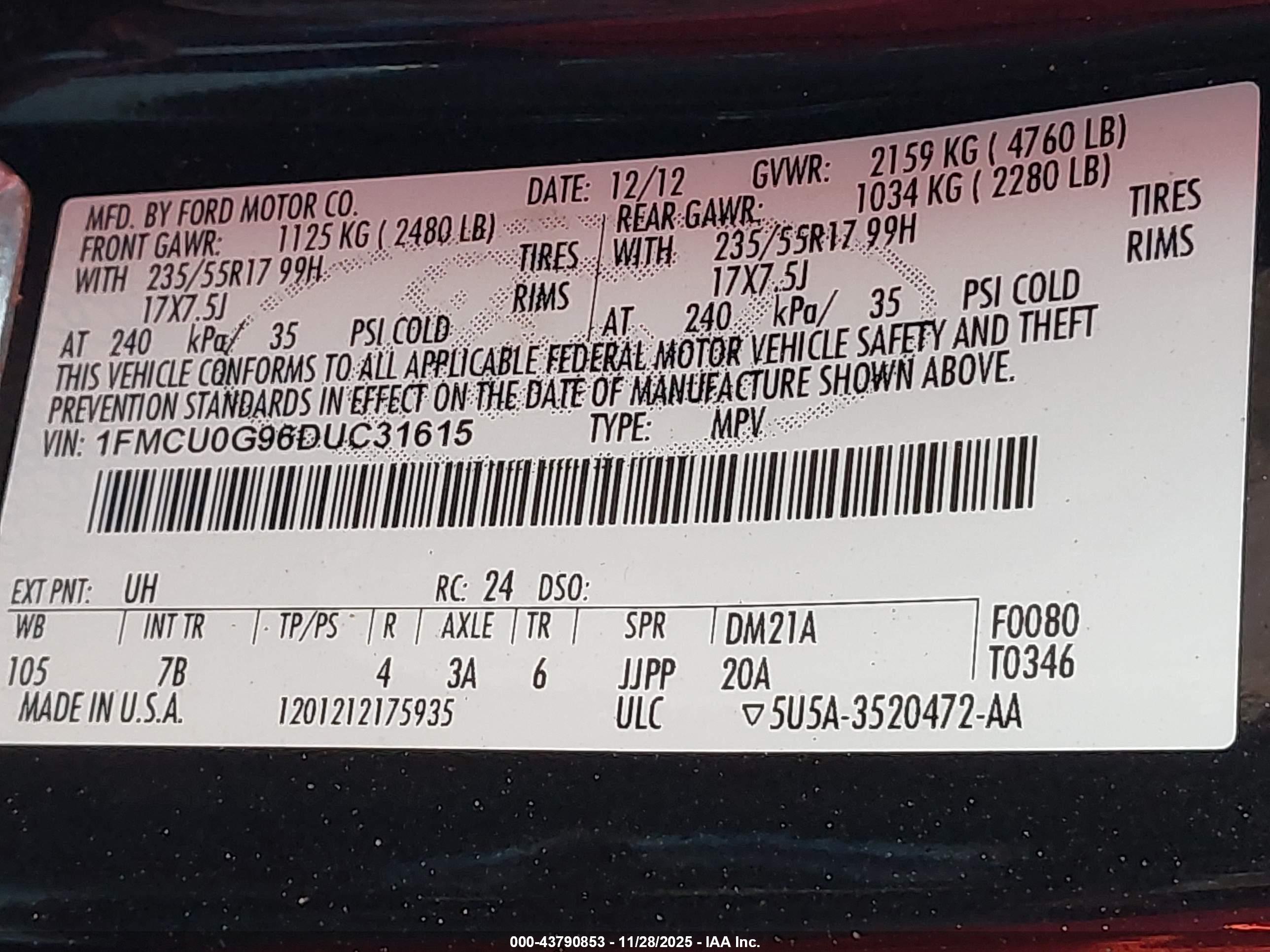 FORD ESCAPE image 9