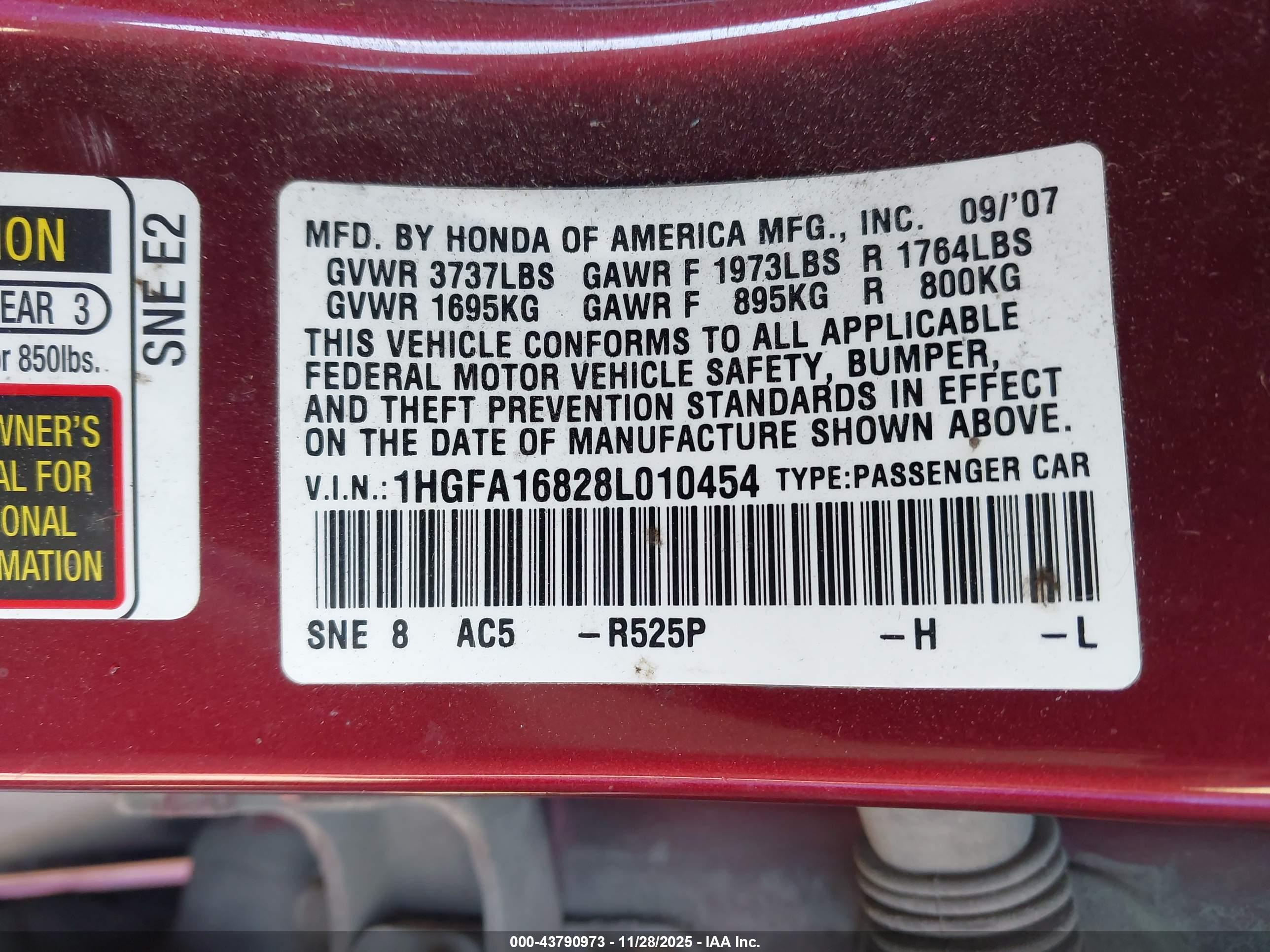 HONDA CIVIC image 9