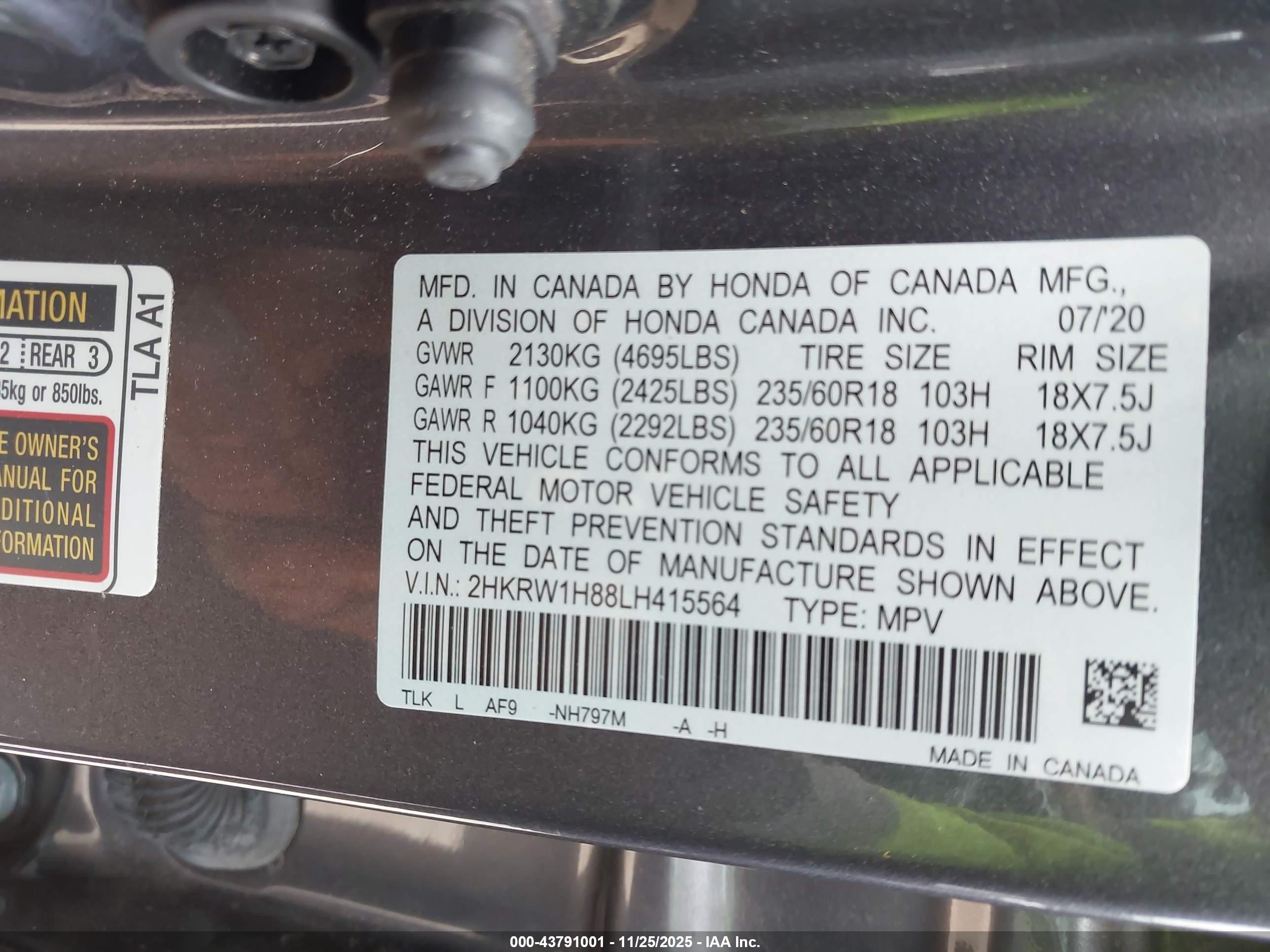 HONDA CR-V image 9