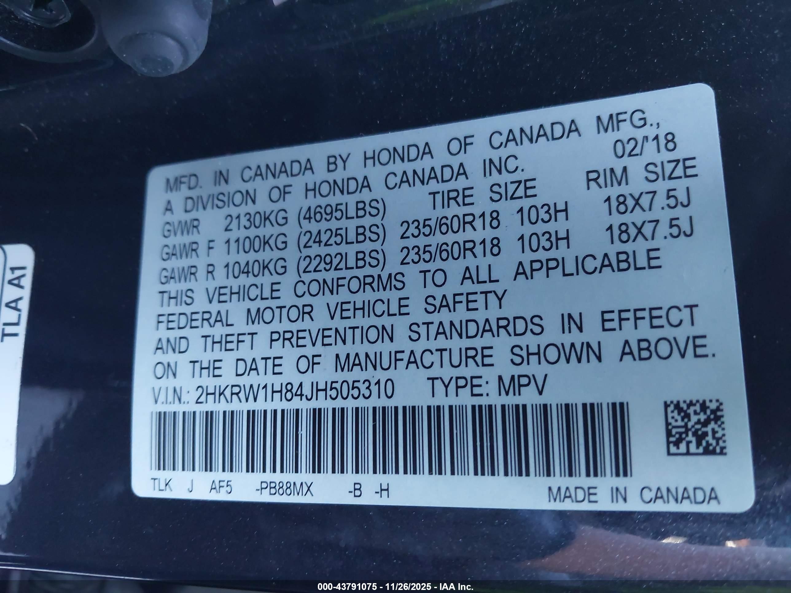 HONDA CR-V image 9