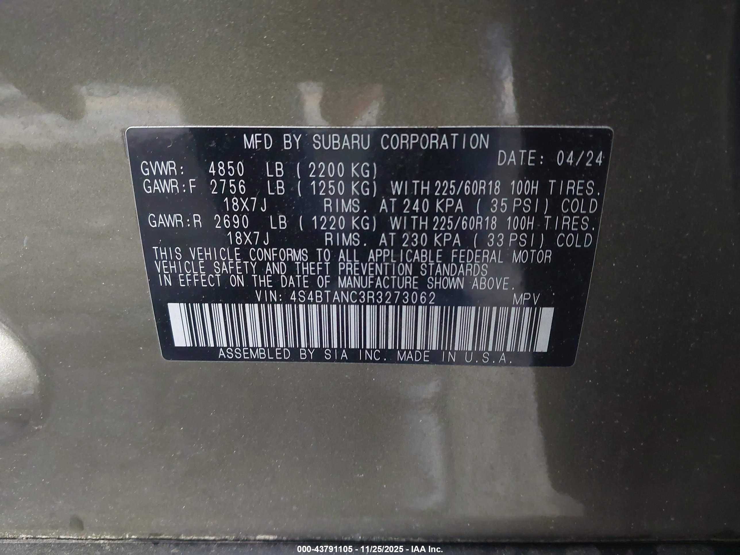SUBARU OUTBACK image 9