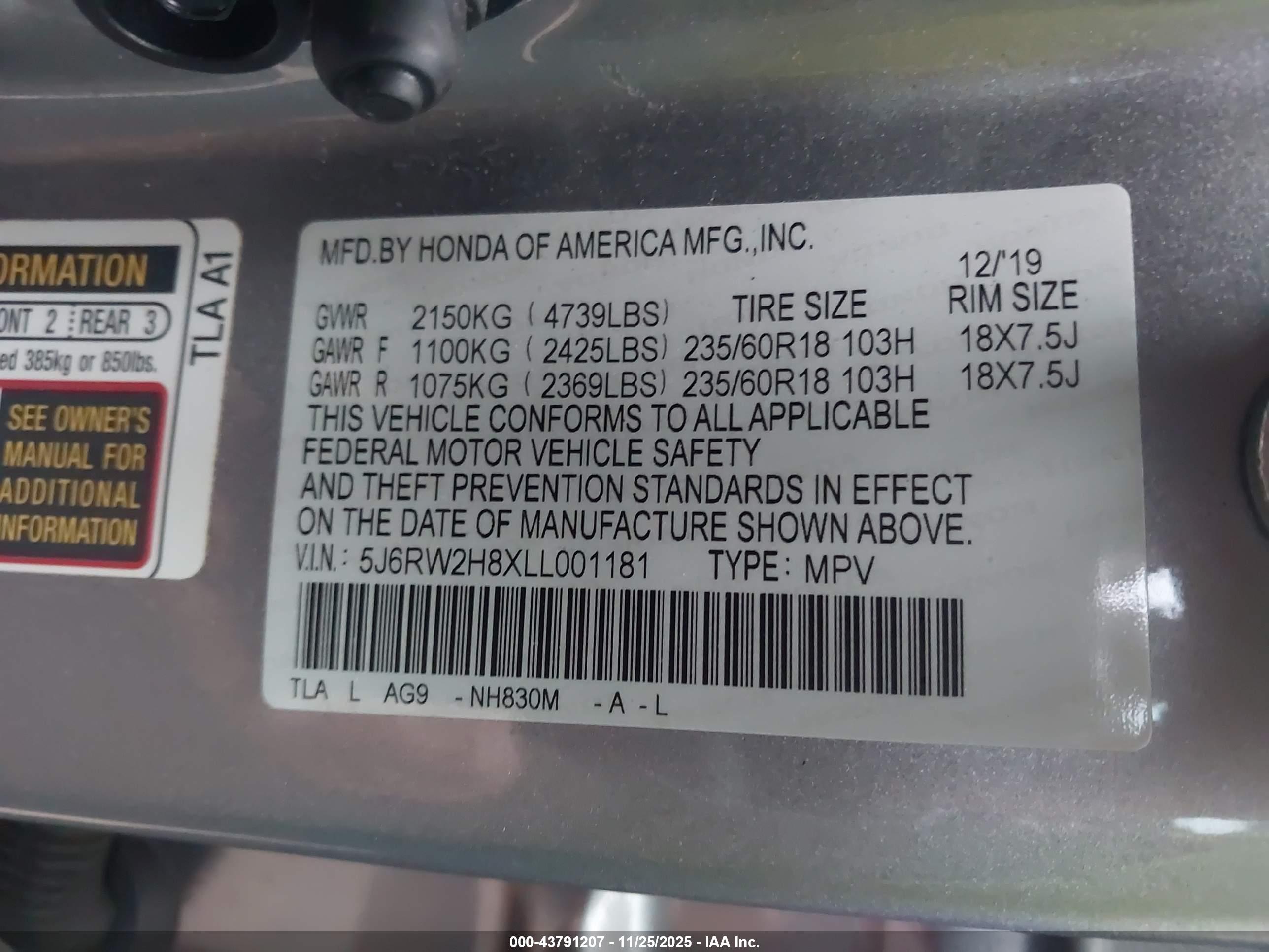 HONDA CR-V image 9
