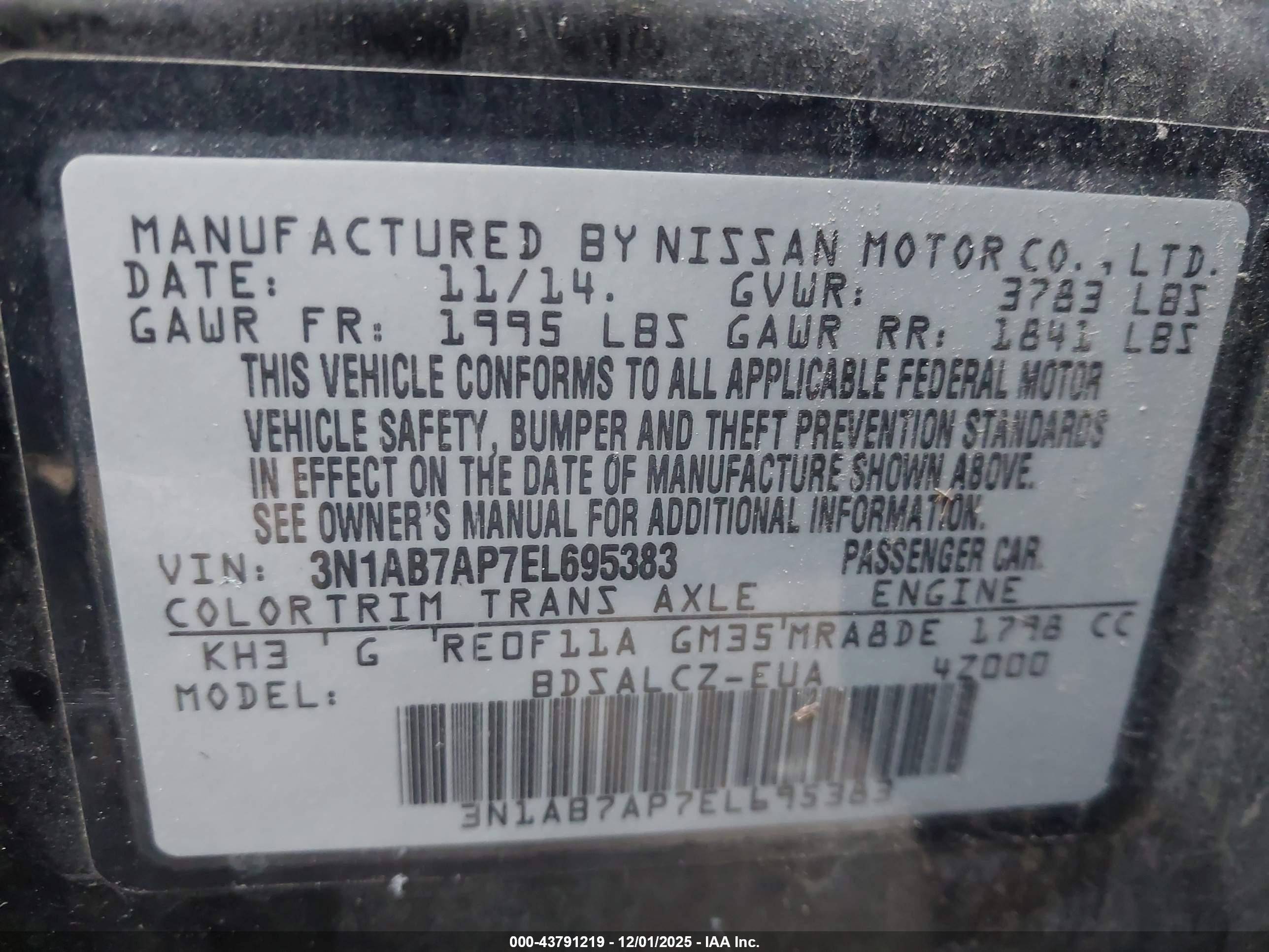 NISSAN SENTRA image 9