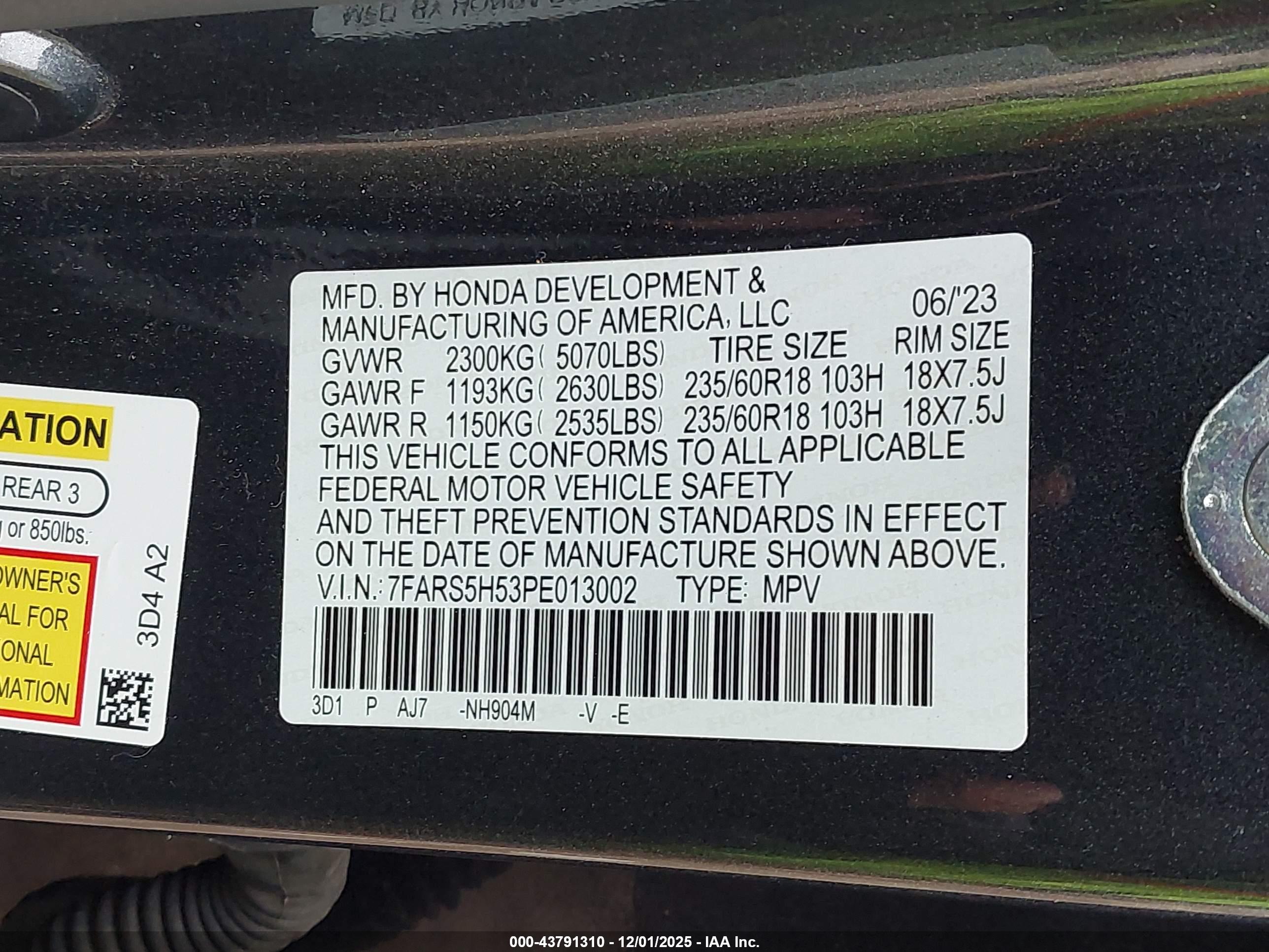 HONDA CR-V image 9