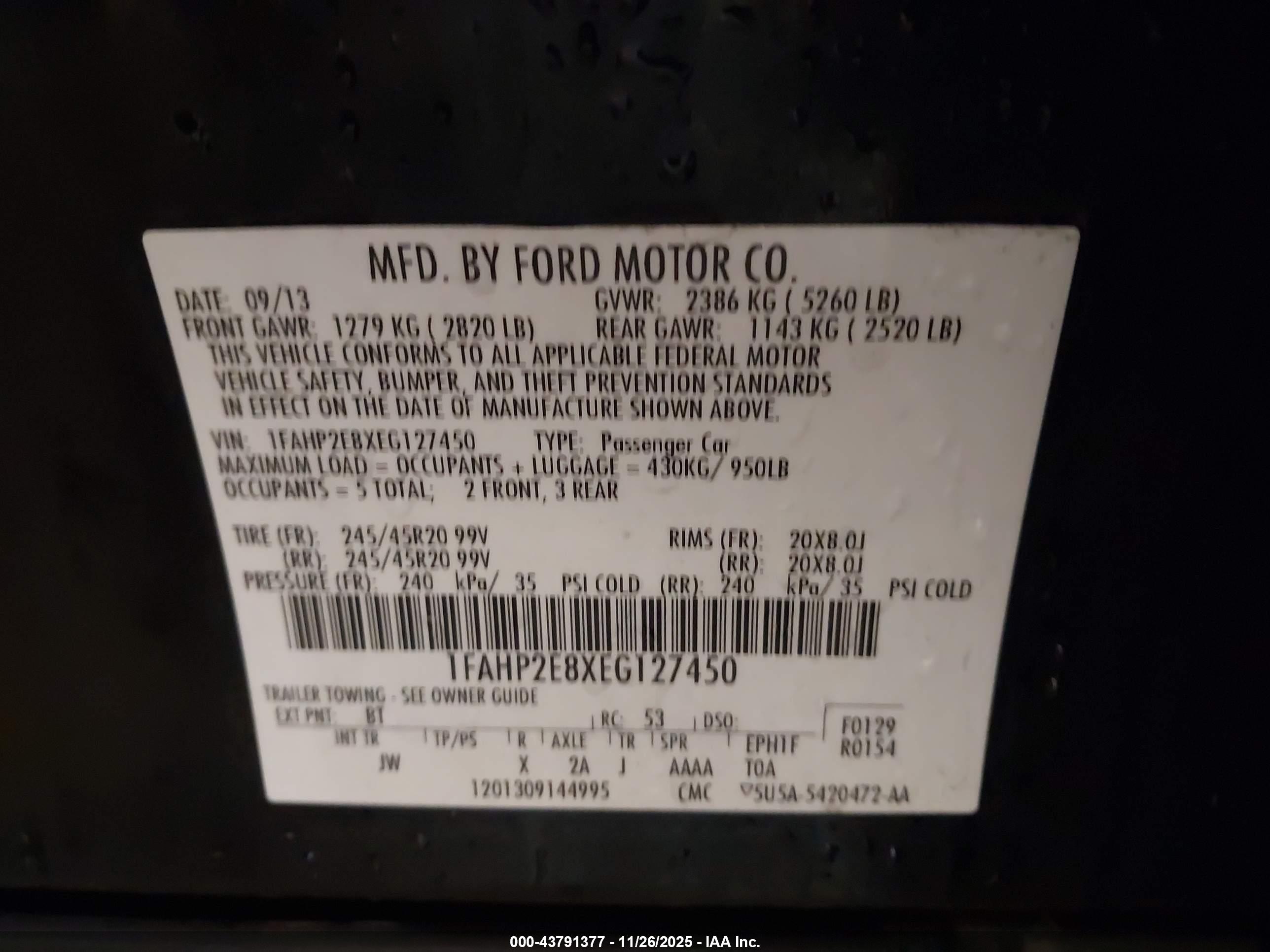 FORD TAURUS image 9