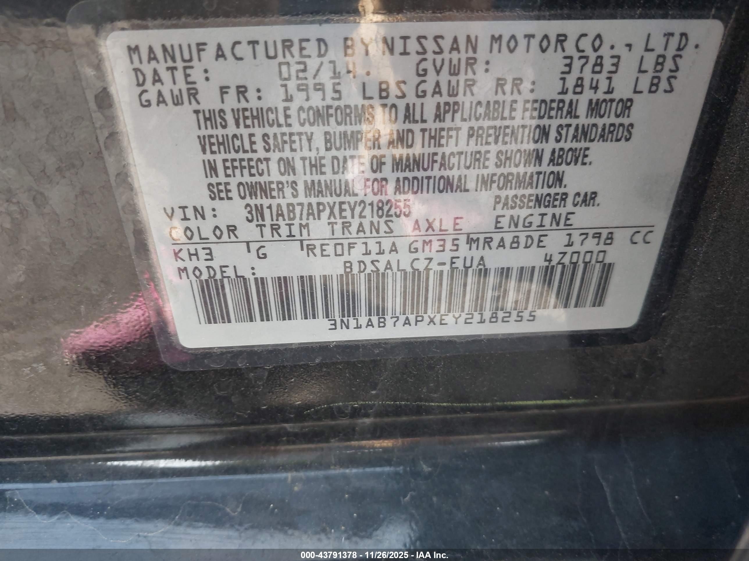 NISSAN SENTRA image 9