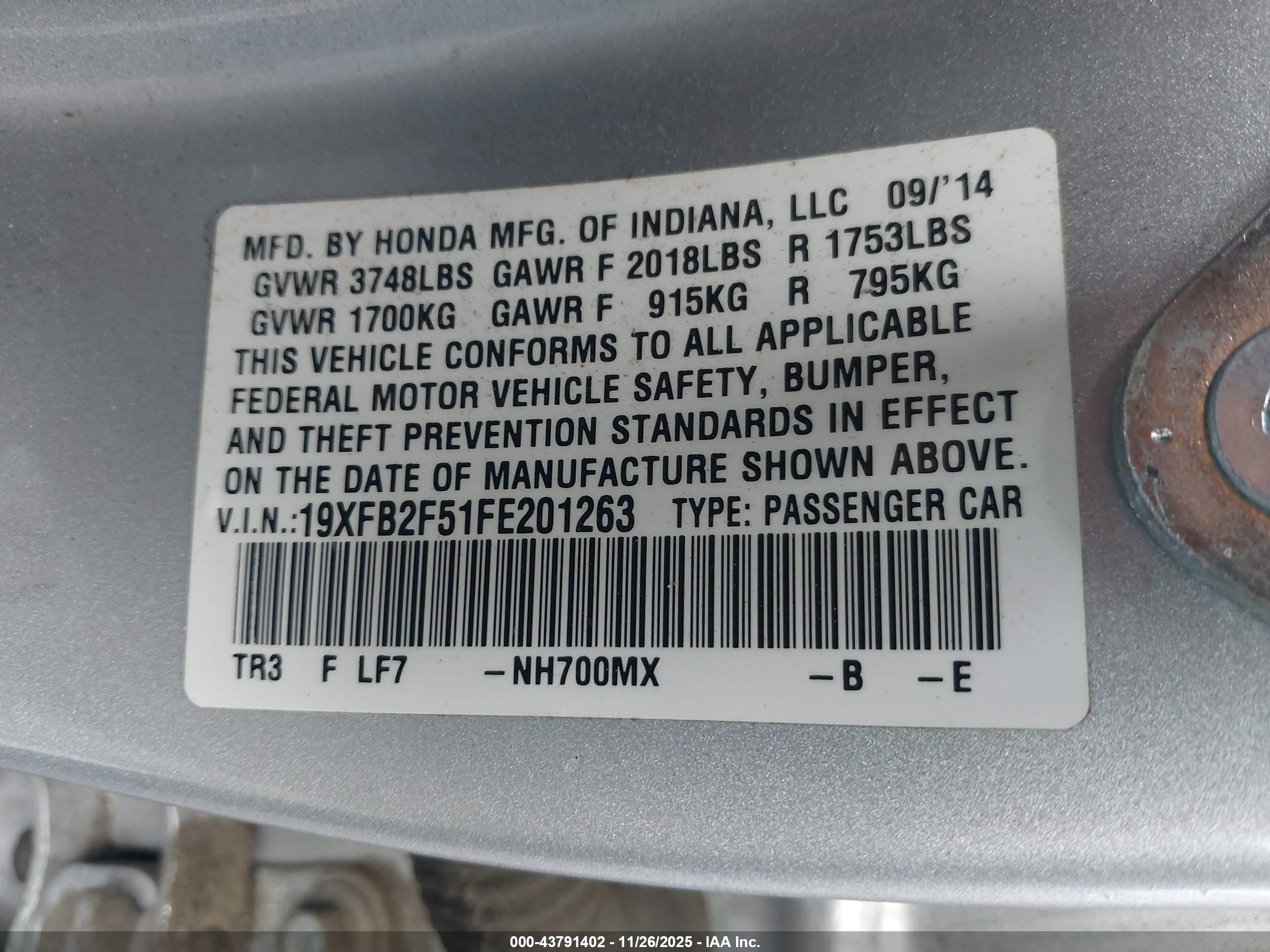 HONDA CIVIC image 9