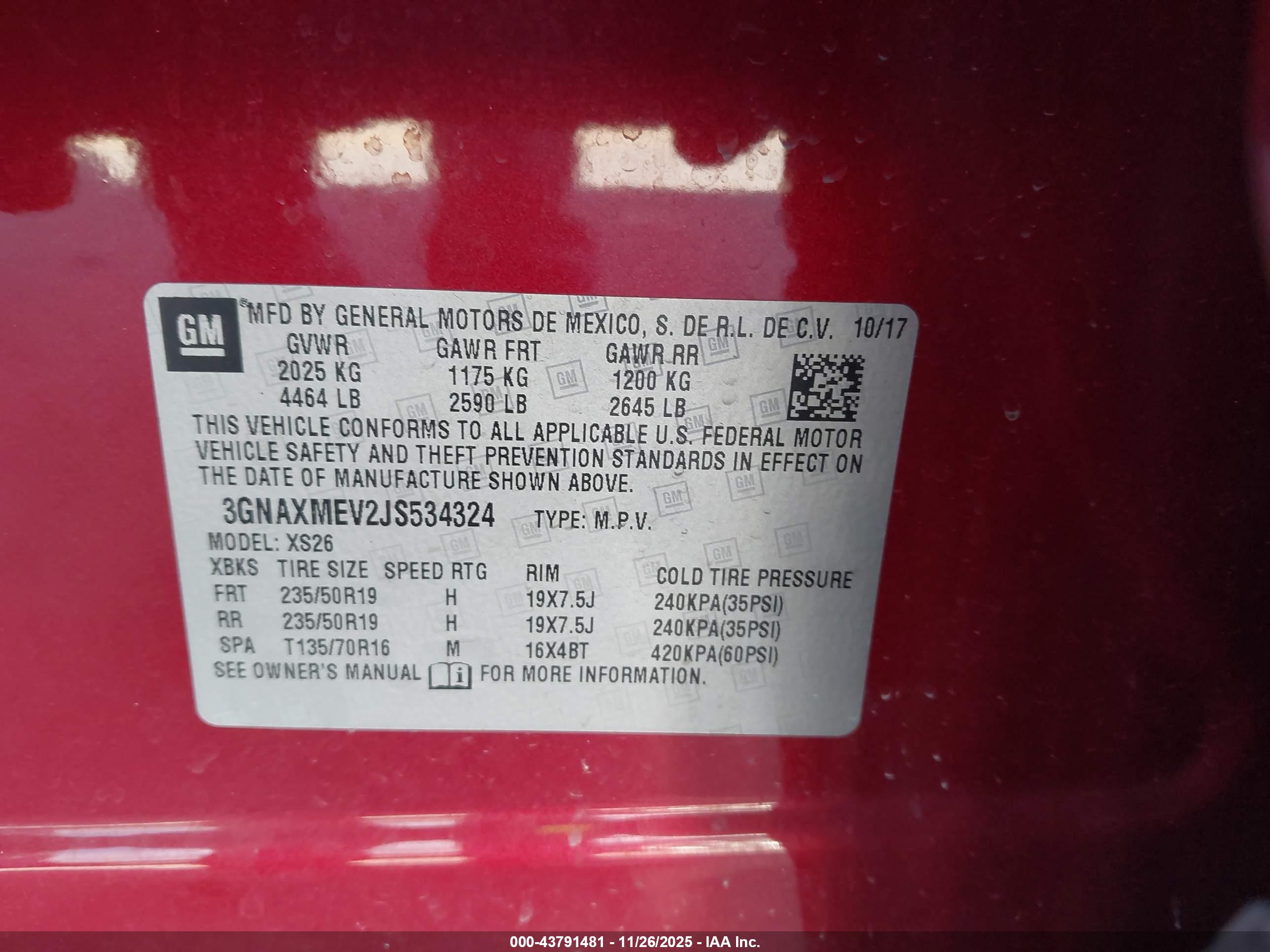 CHEVROLET EQUINOX image 9
