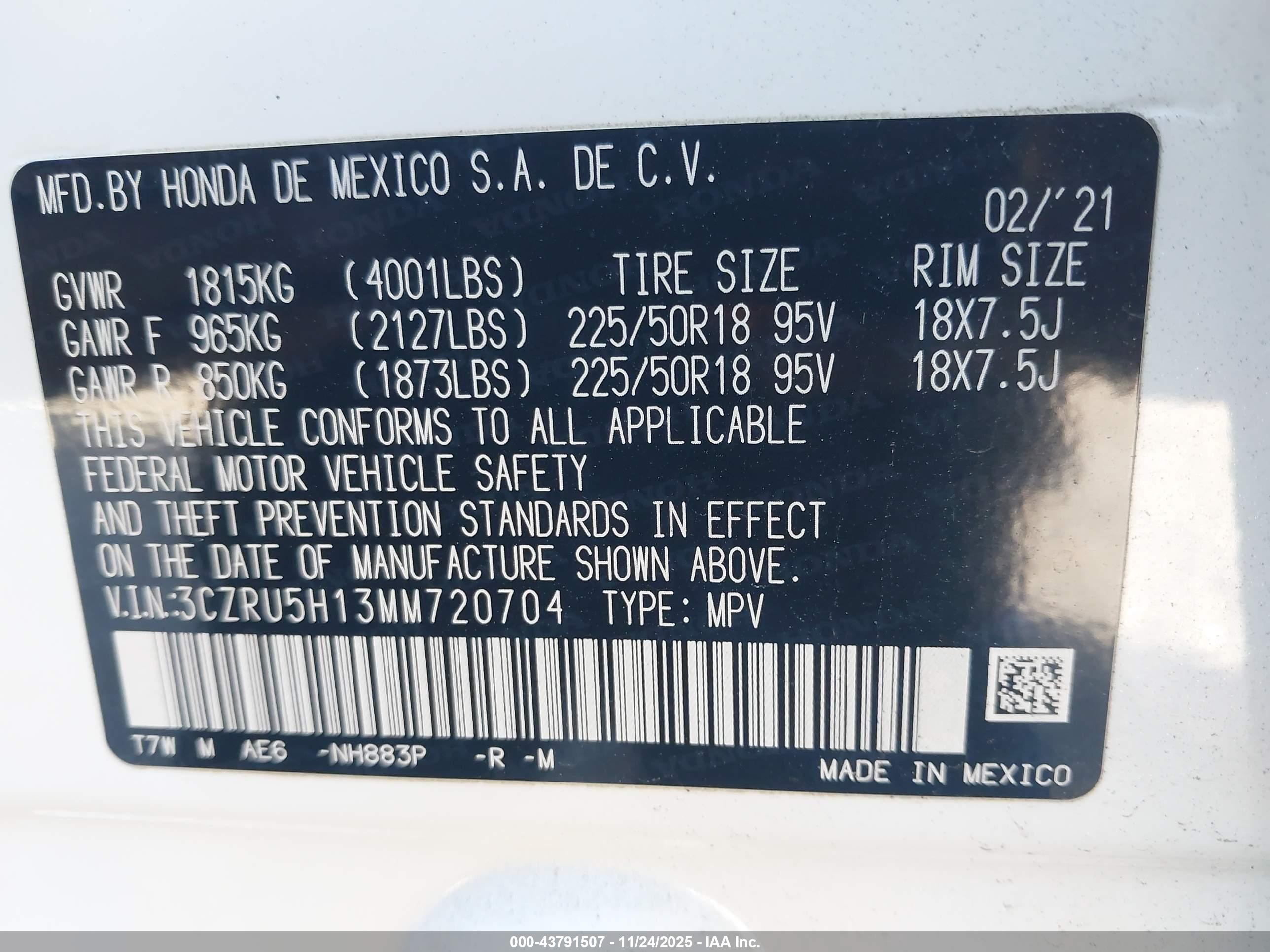 HONDA HR-V image 9