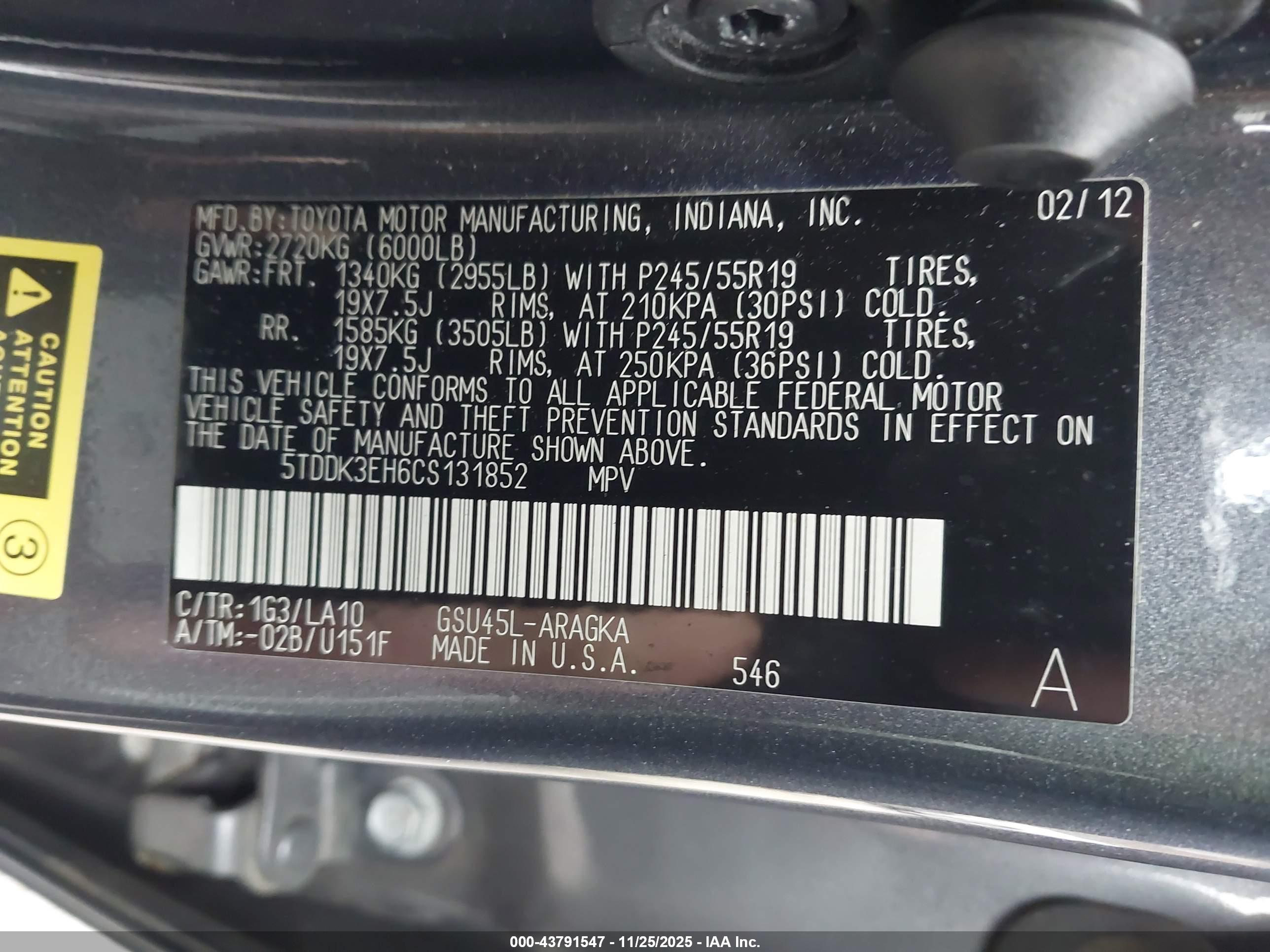TOYOTA HIGHLANDER image 9