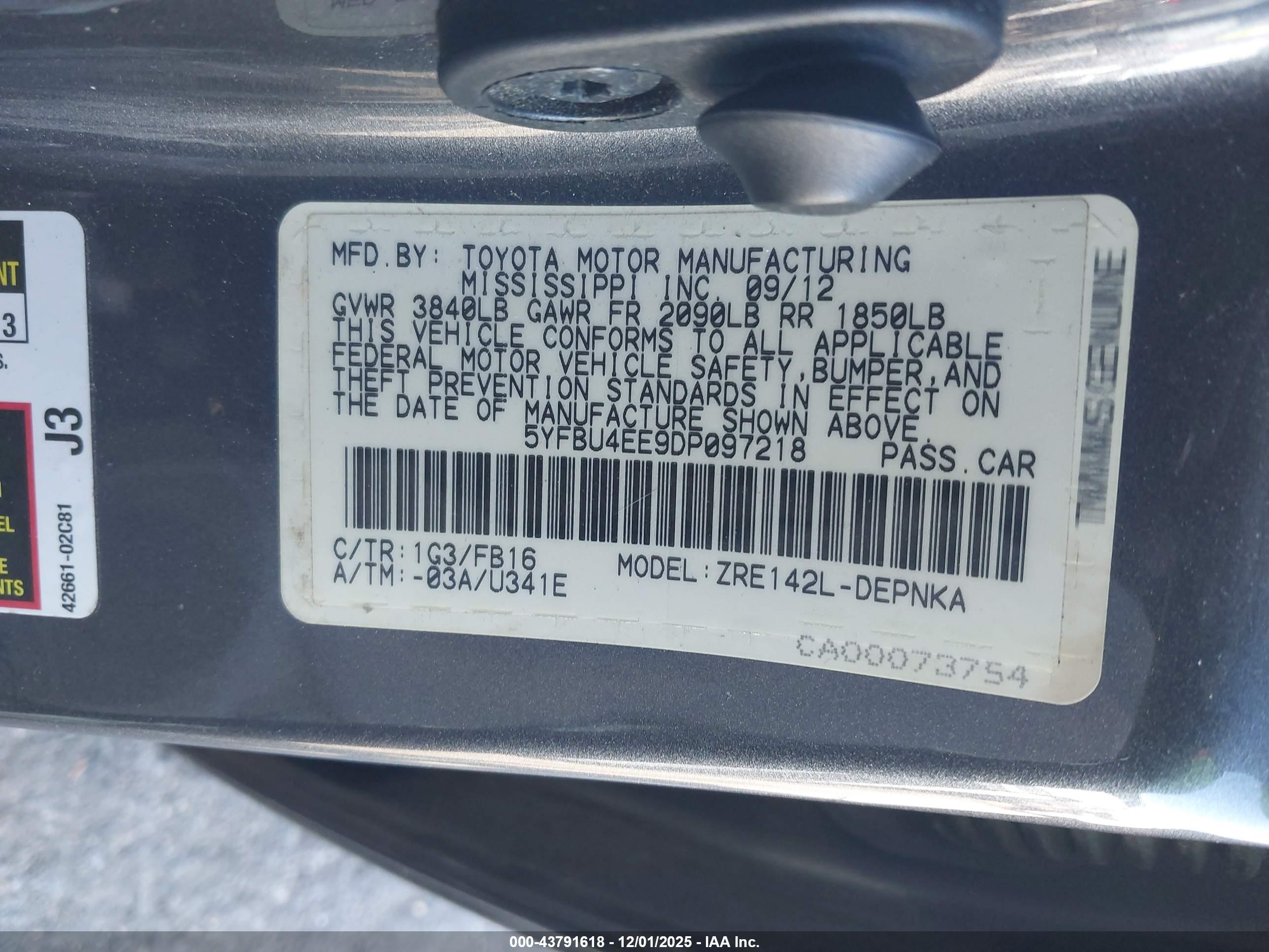 TOYOTA COROLLA image 9