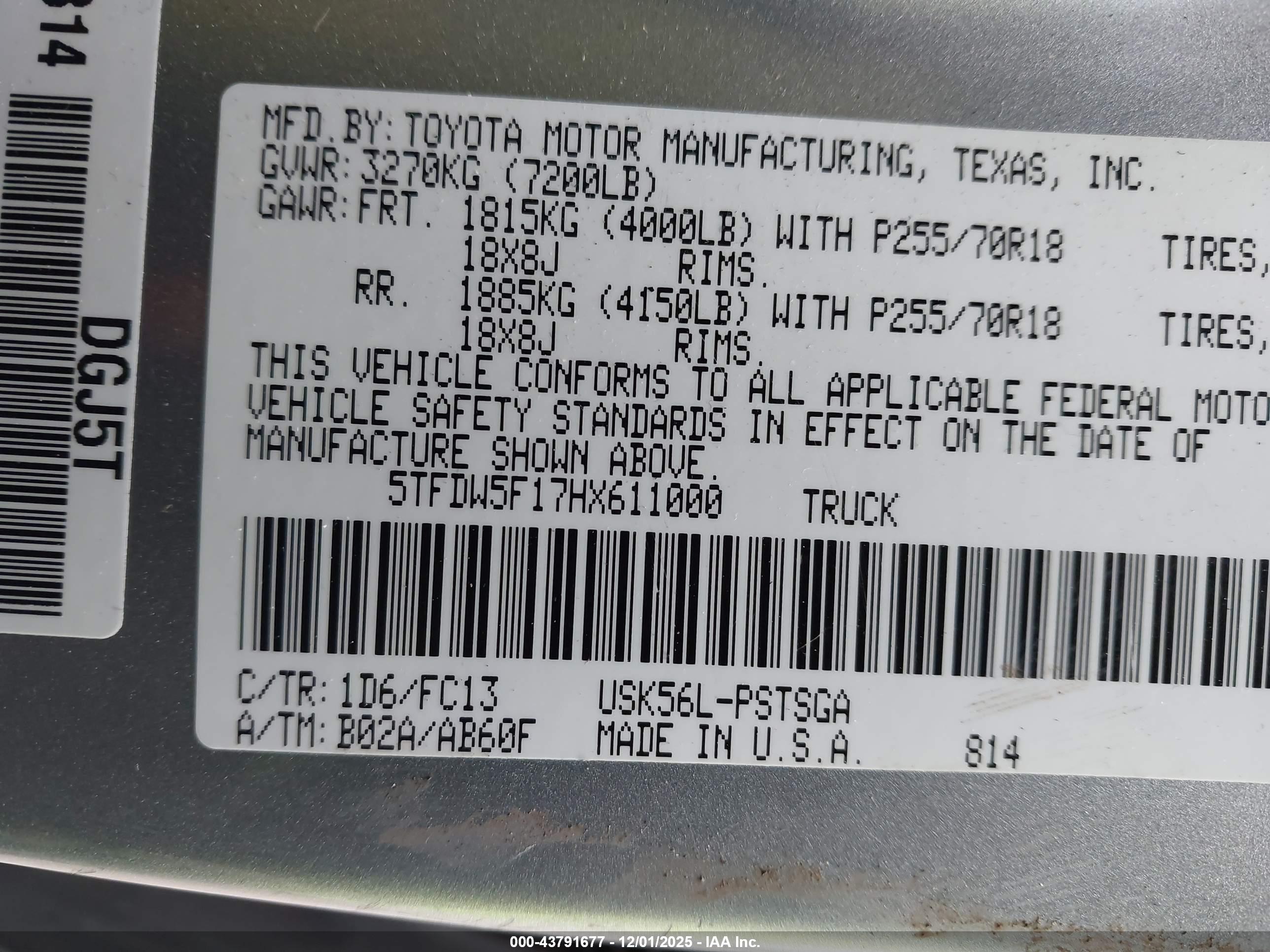 TOYOTA TUNDRA image 9