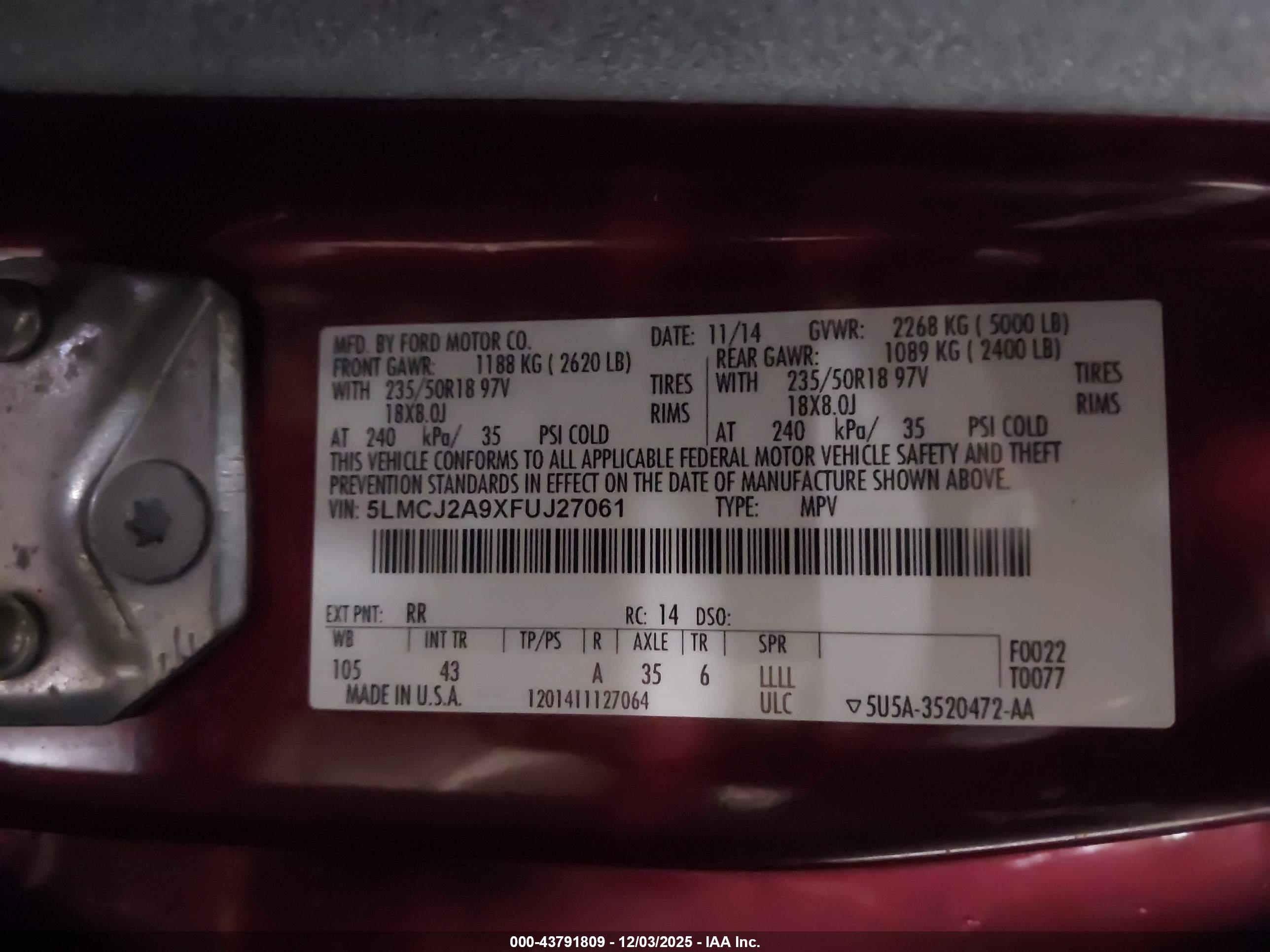 LINCOLN MKC image 9