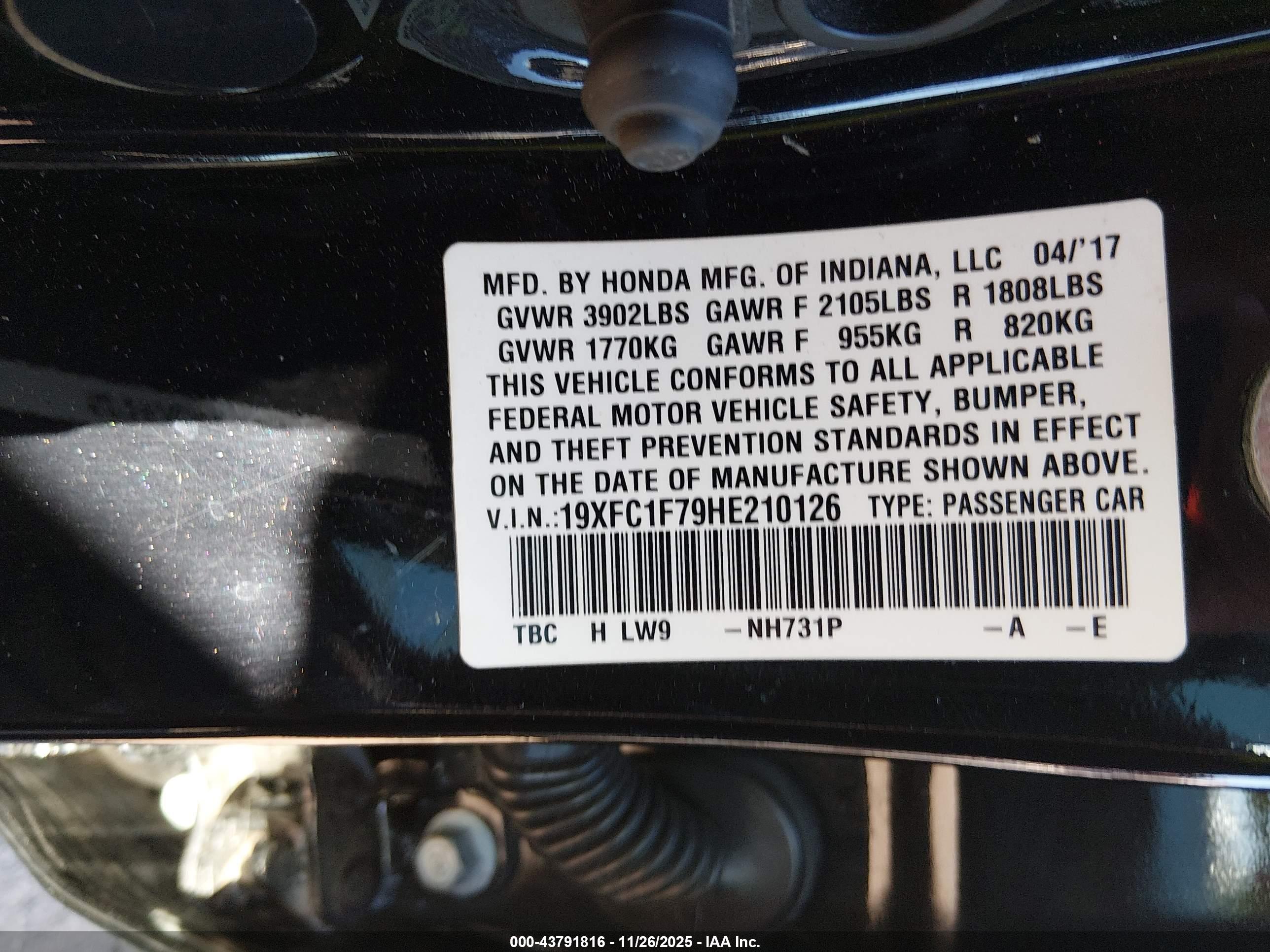 HONDA CIVIC image 9