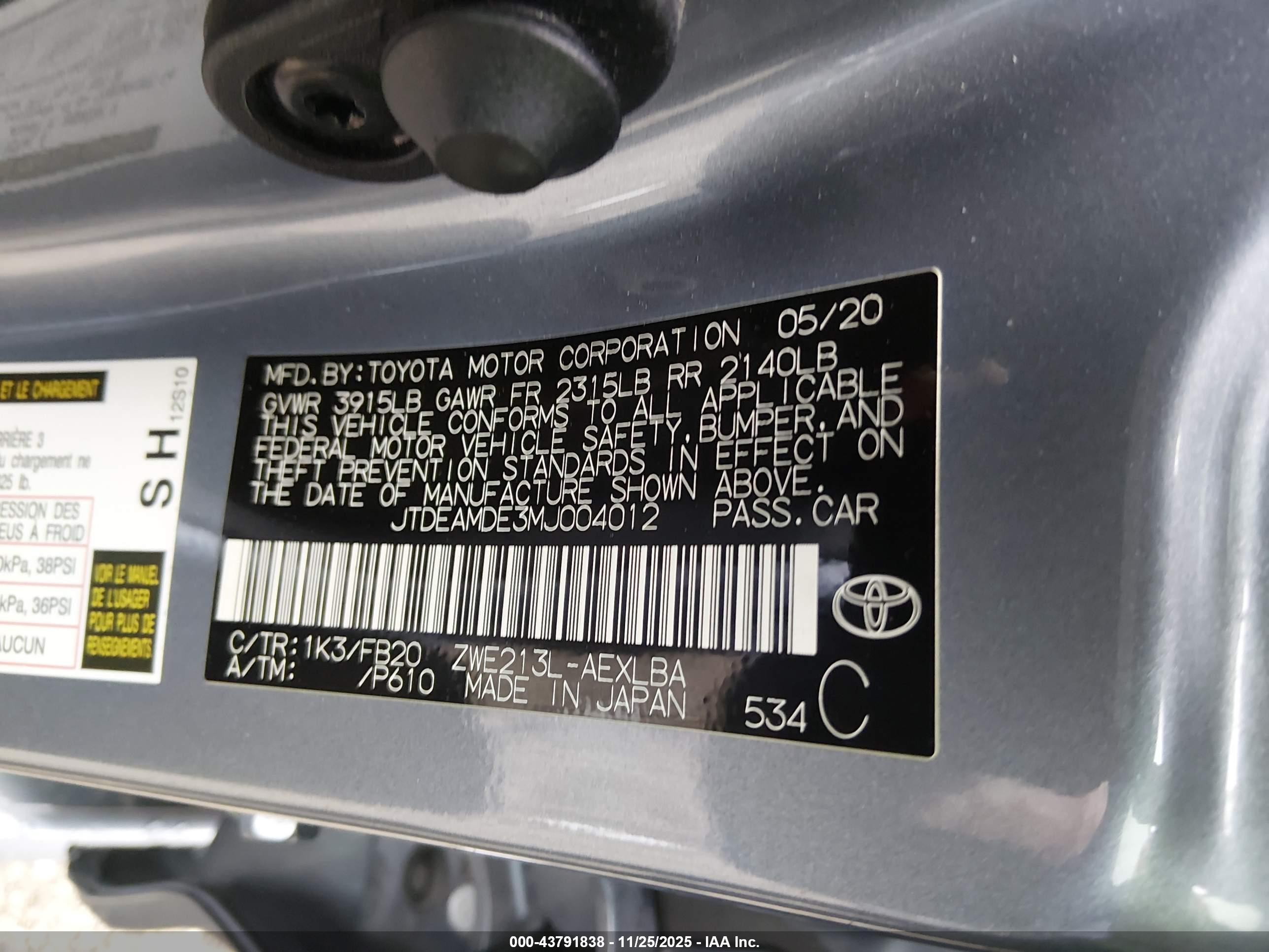 TOYOTA COROLLA image 9