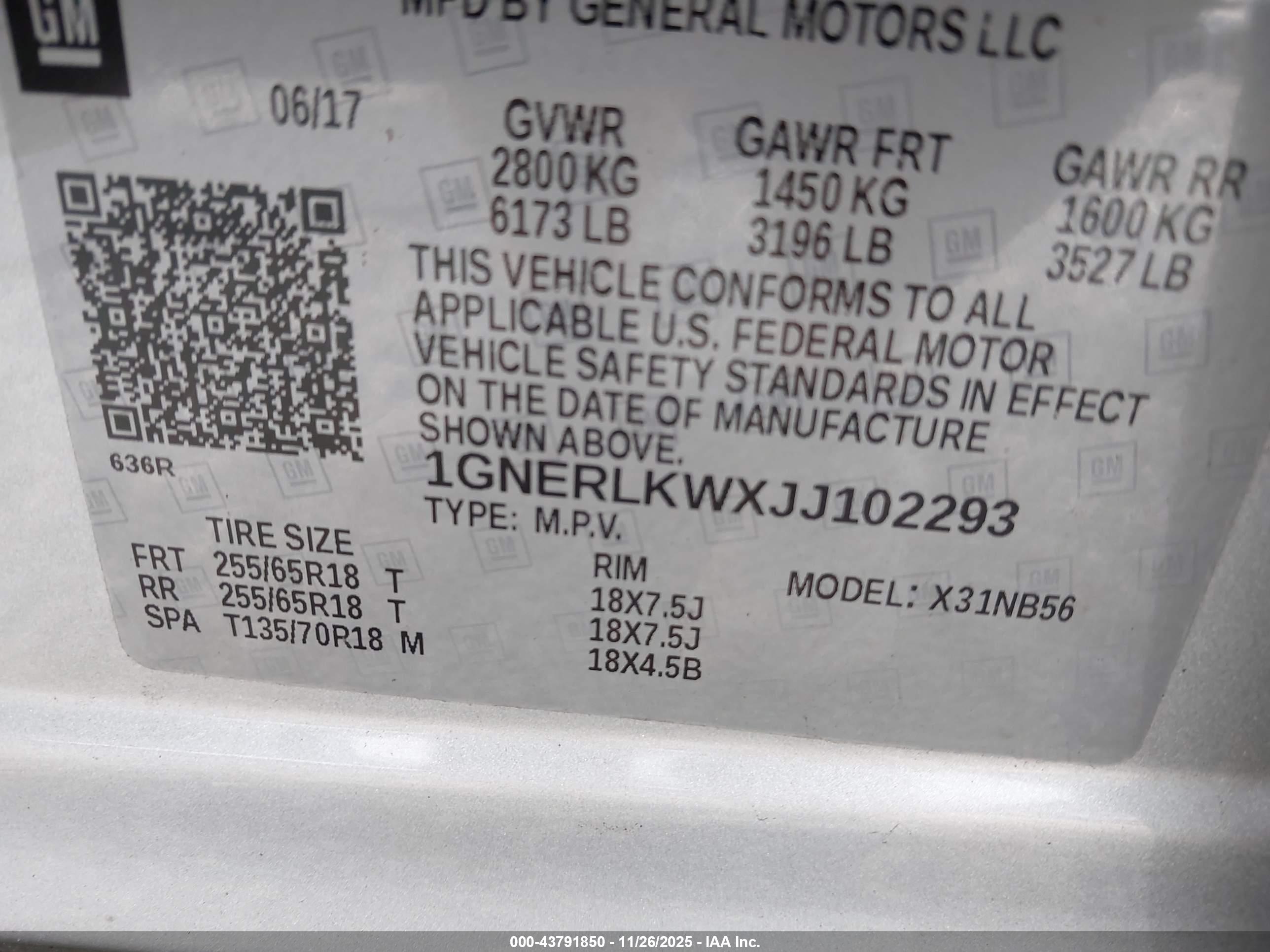CHEVROLET TRAVERSE image 9