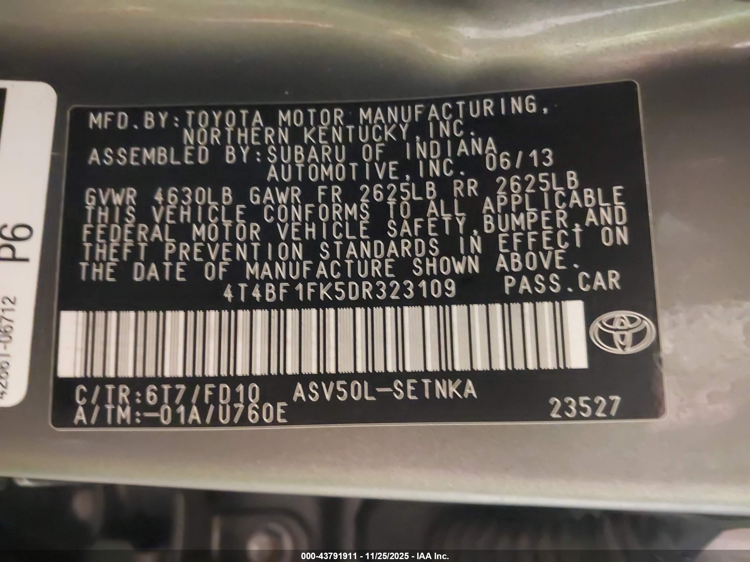 TOYOTA CAMRY image 9
