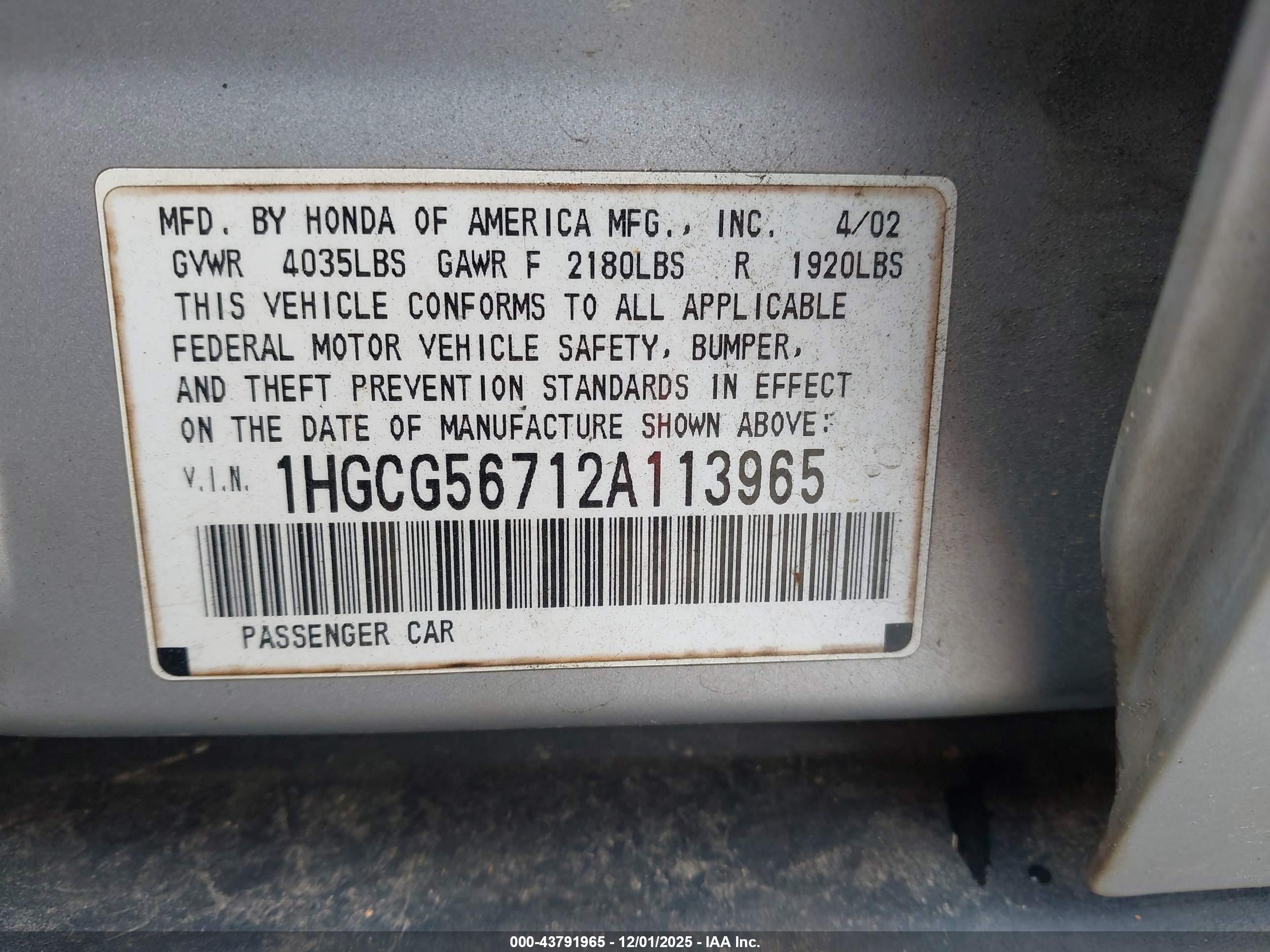 HONDA ACCORD image 9
