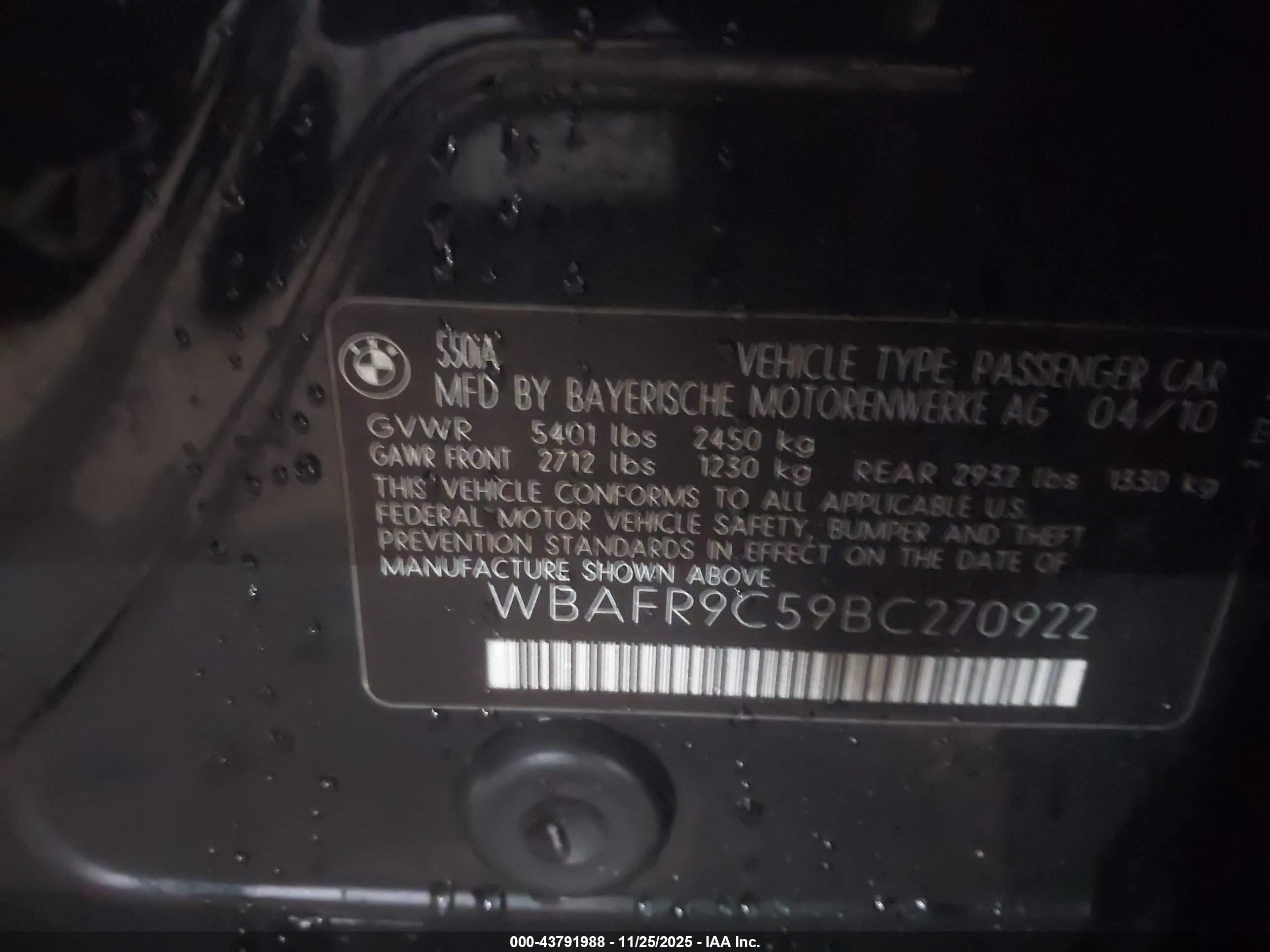 BMW 550I image 9