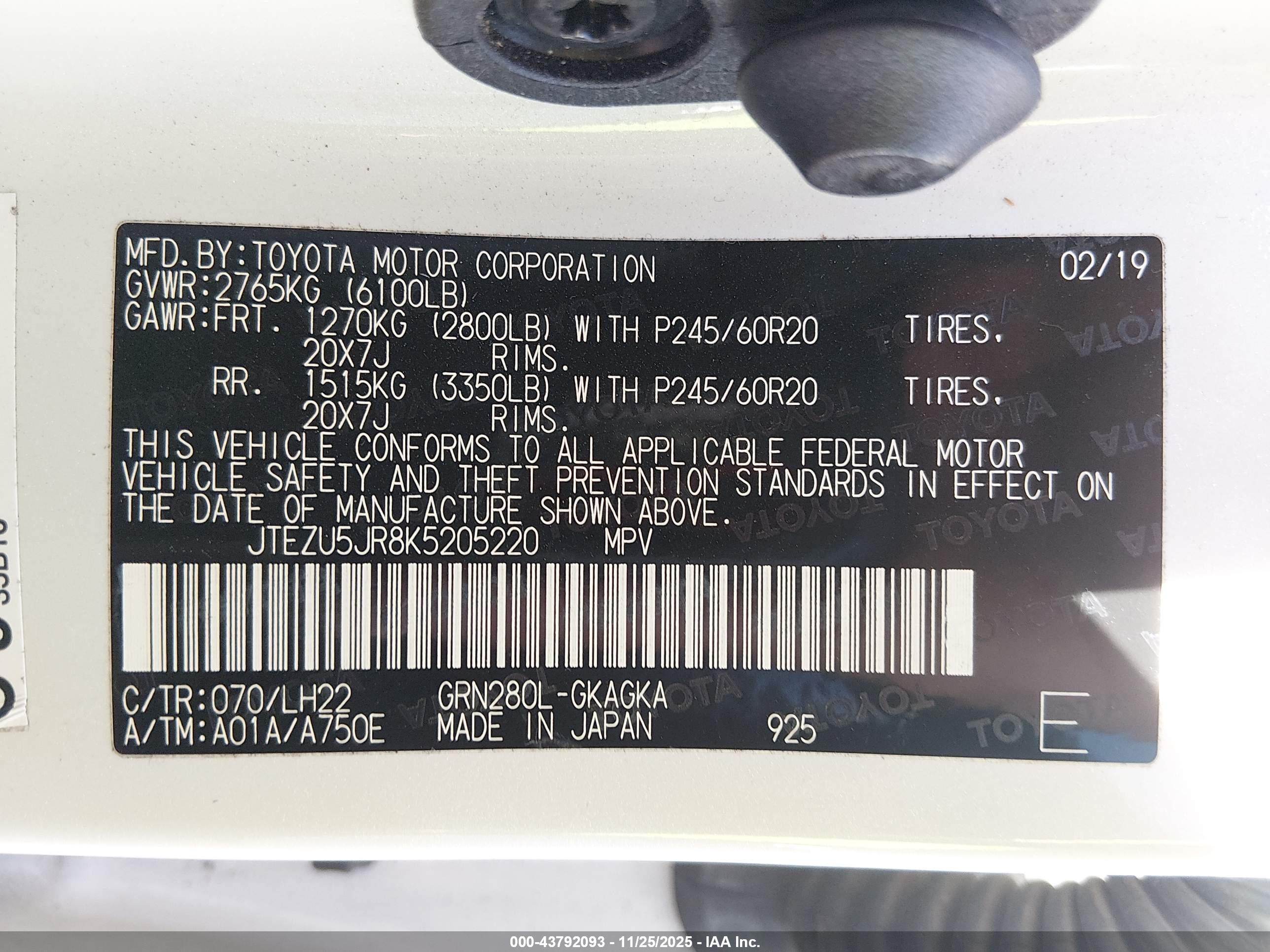 TOYOTA 4RUNNER image 9