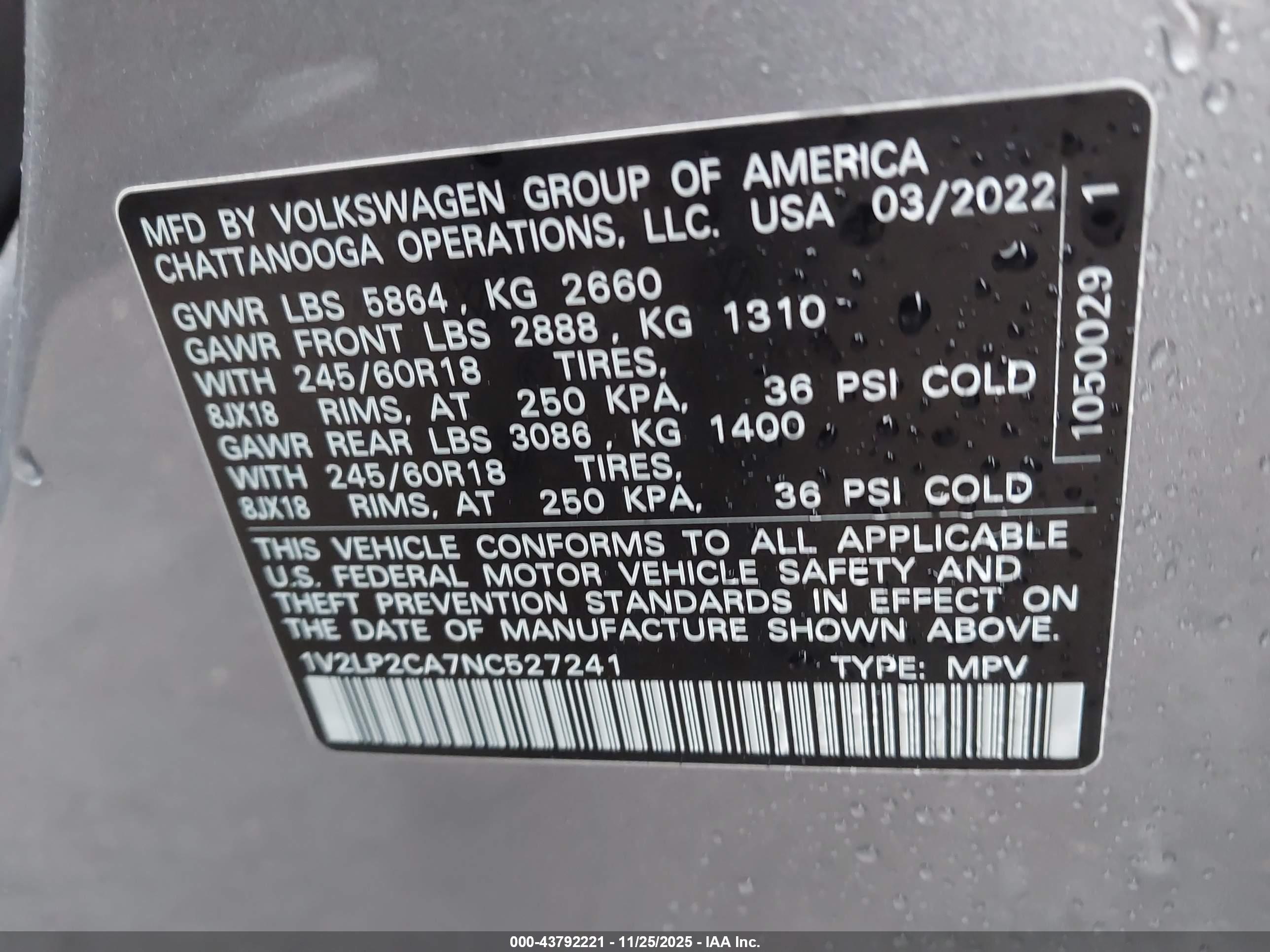 VOLKSWAGEN ATLAS image 9