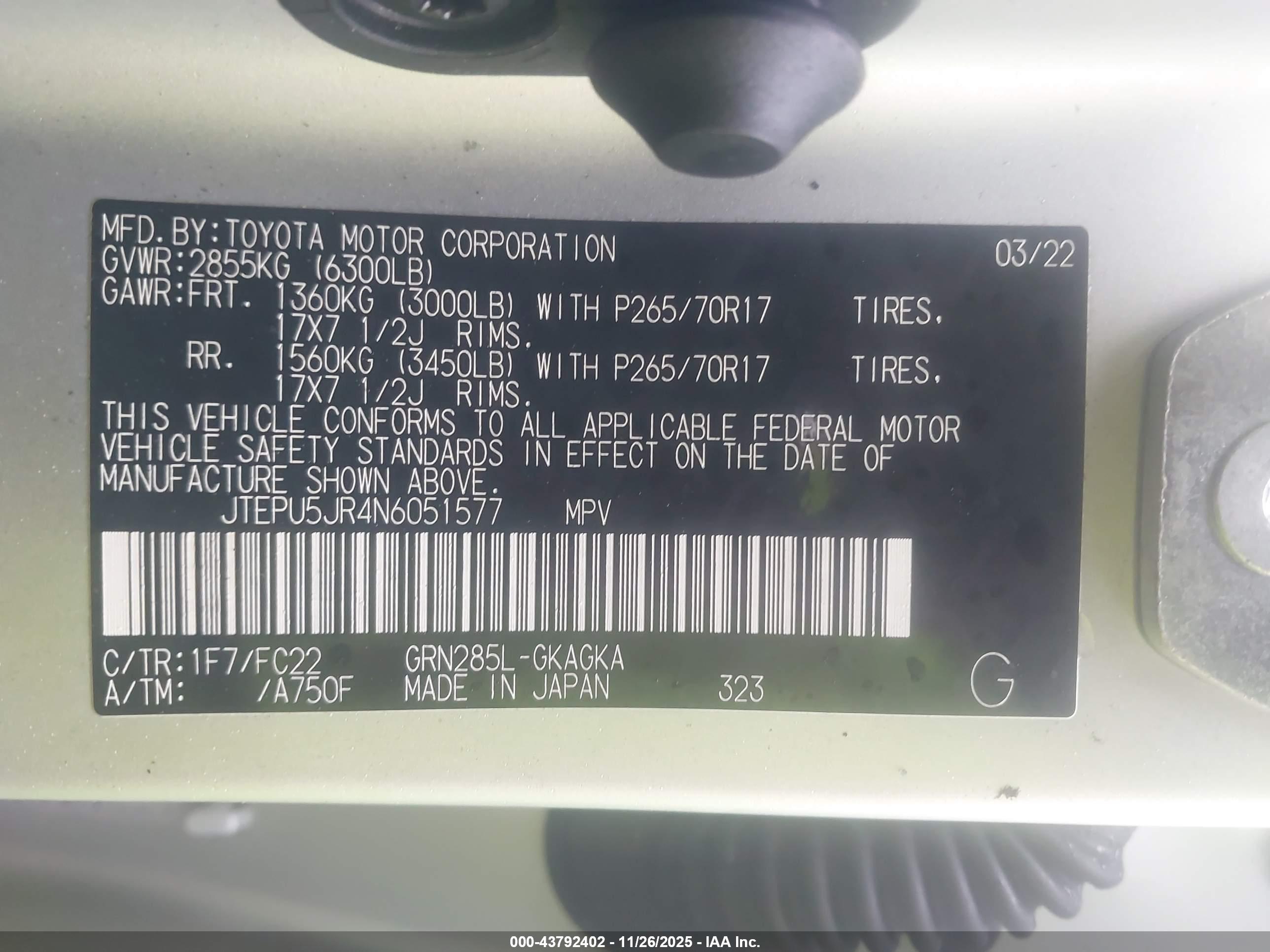 TOYOTA 4RUNNER image 9