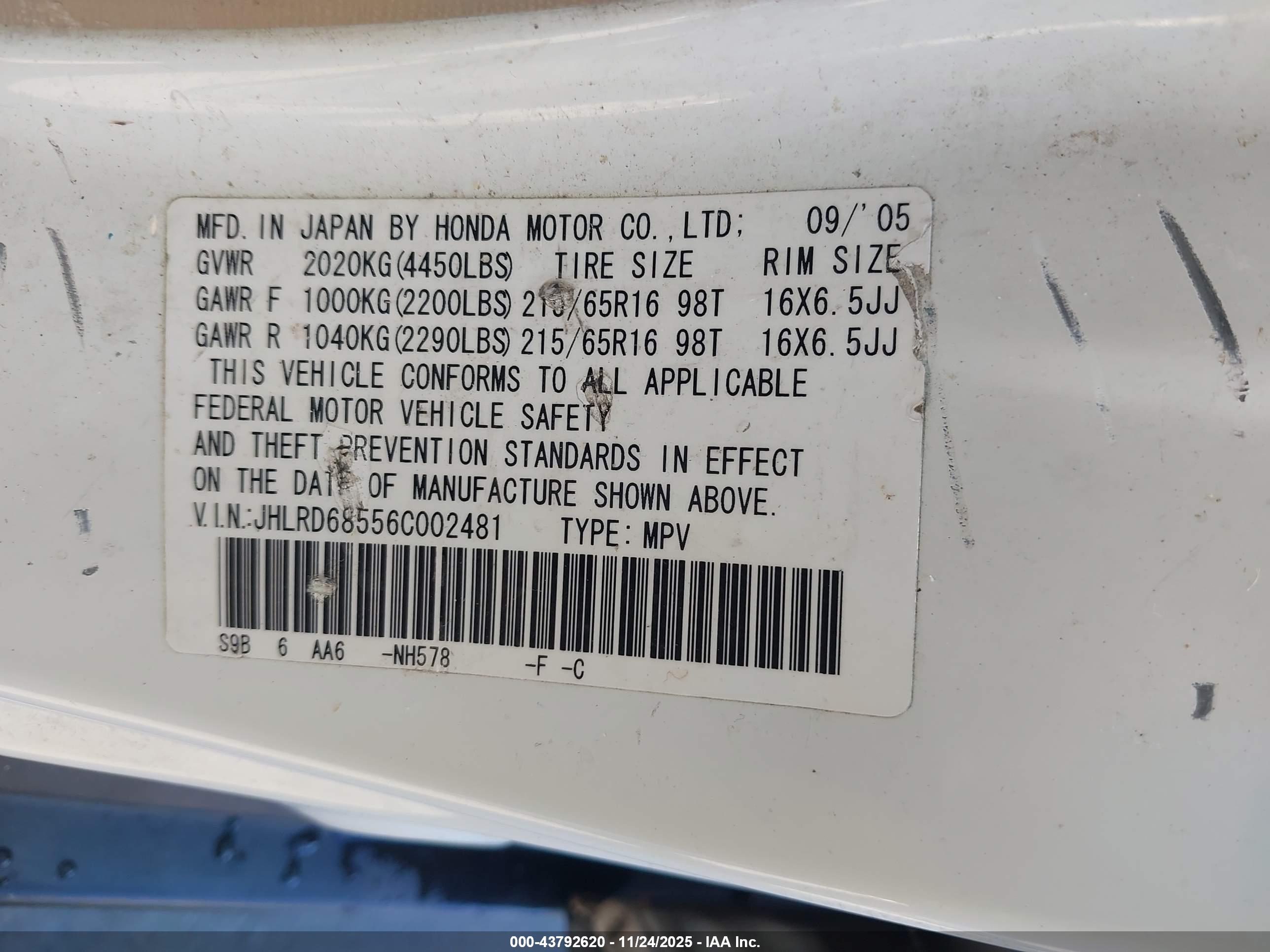 HONDA CR-V image 9