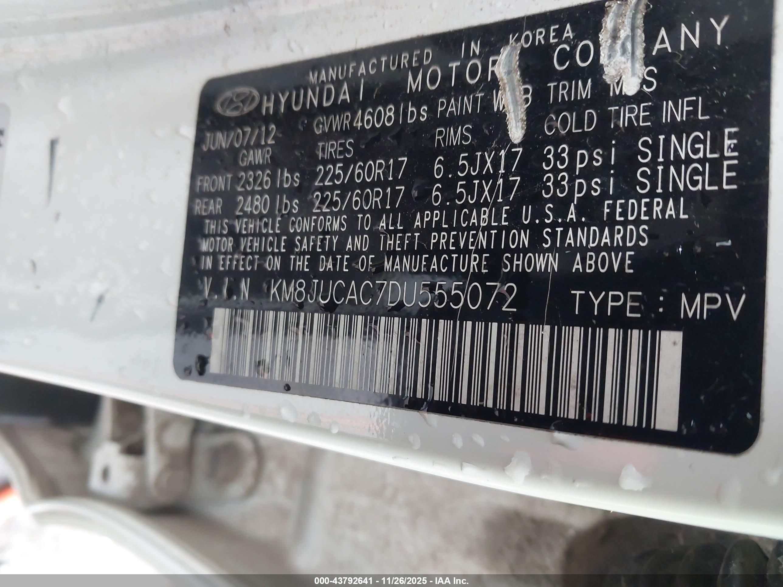 HYUNDAI TUCSON image 9