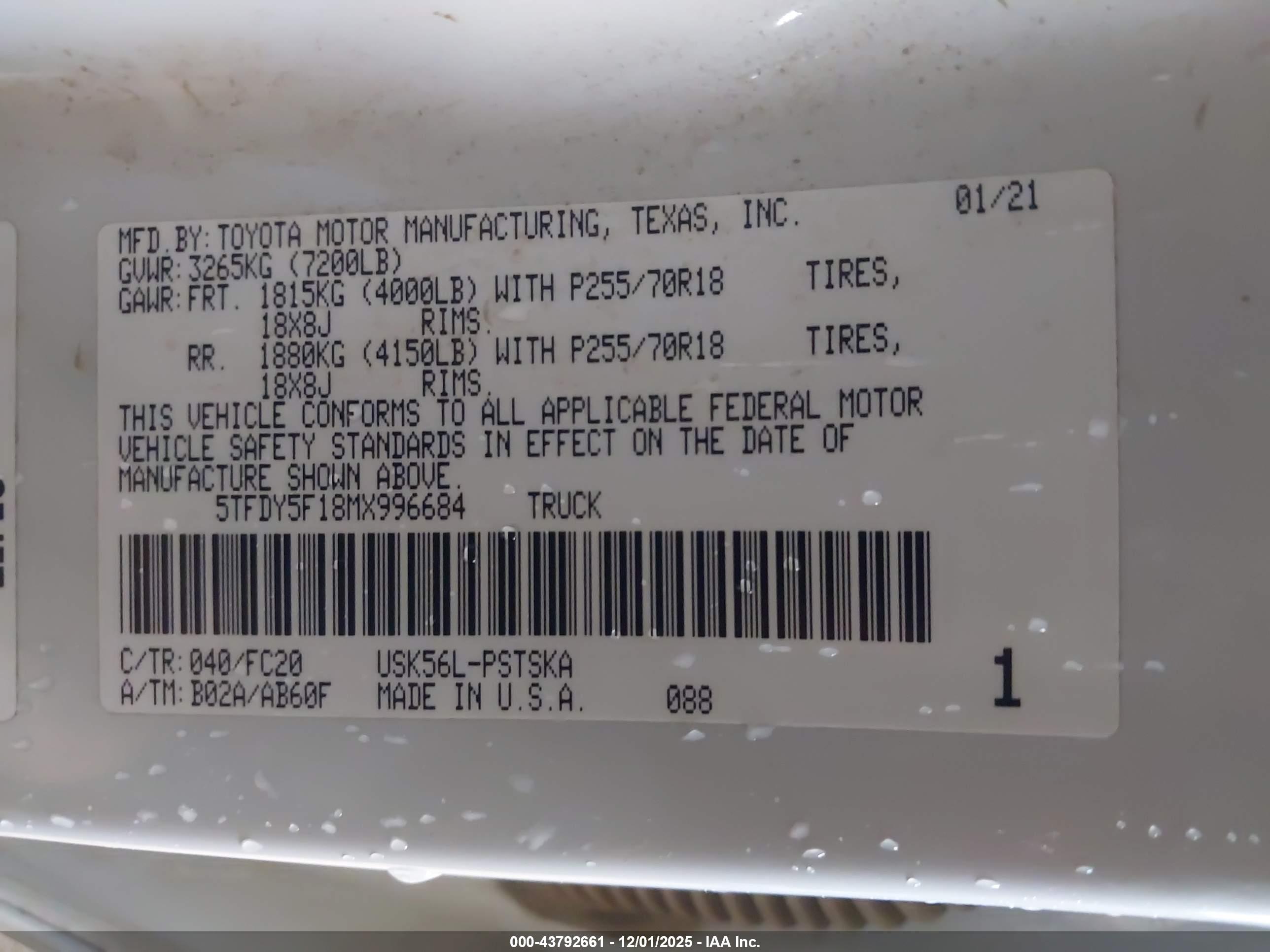 TOYOTA TUNDRA image 9